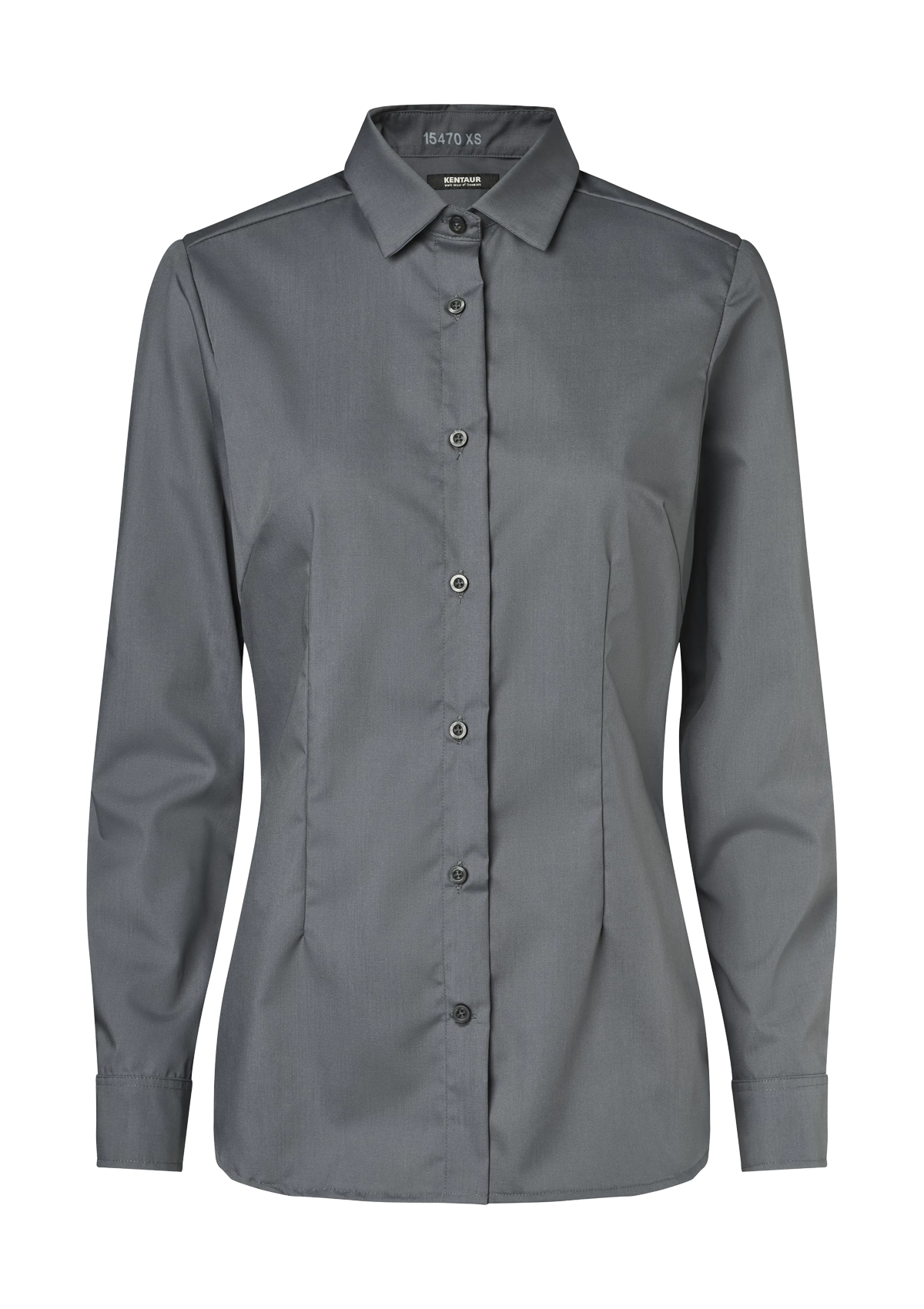 Camicia da Servizio Donna Stretch con Easy Pull-Up Maniche Lunghe