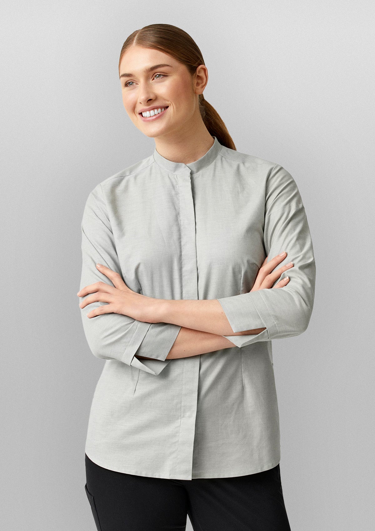 Camicia Oxford Donna 3/4 Manica