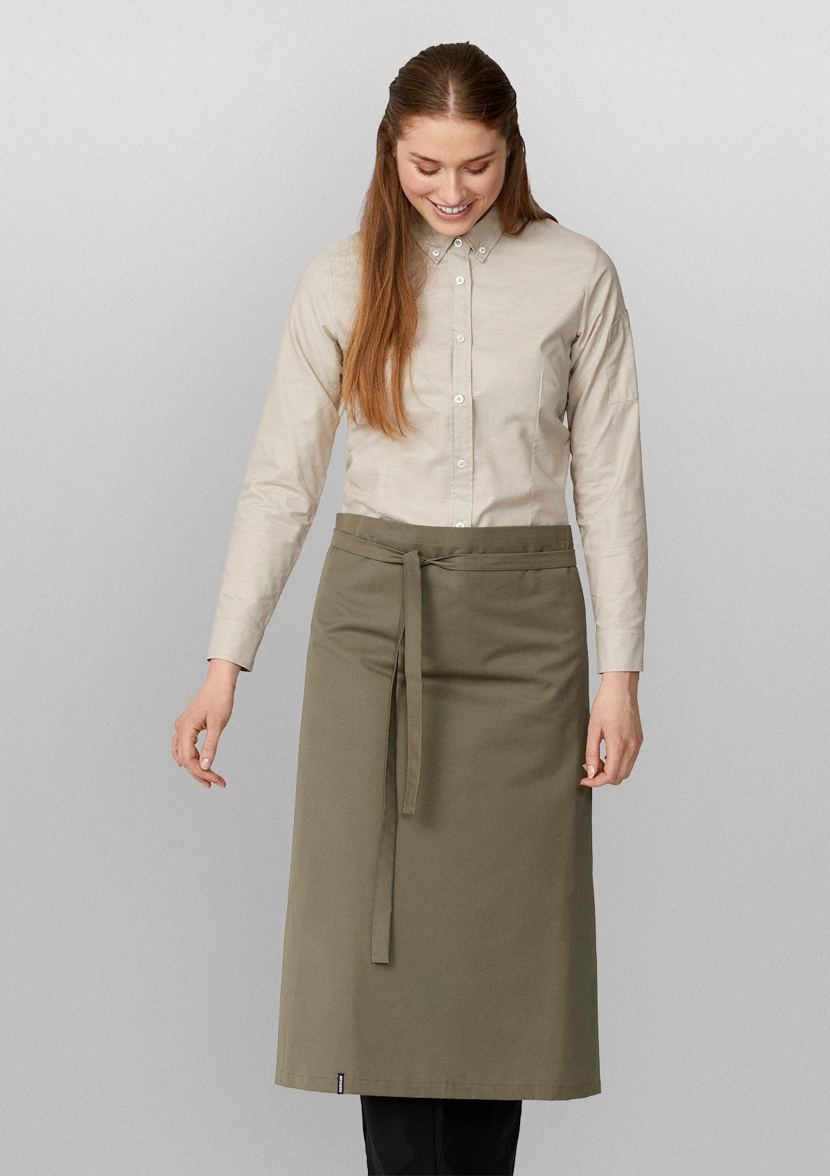 Camicia Oxford da Donna Service Bottoni Down Maniche Lunghe | Kentaur