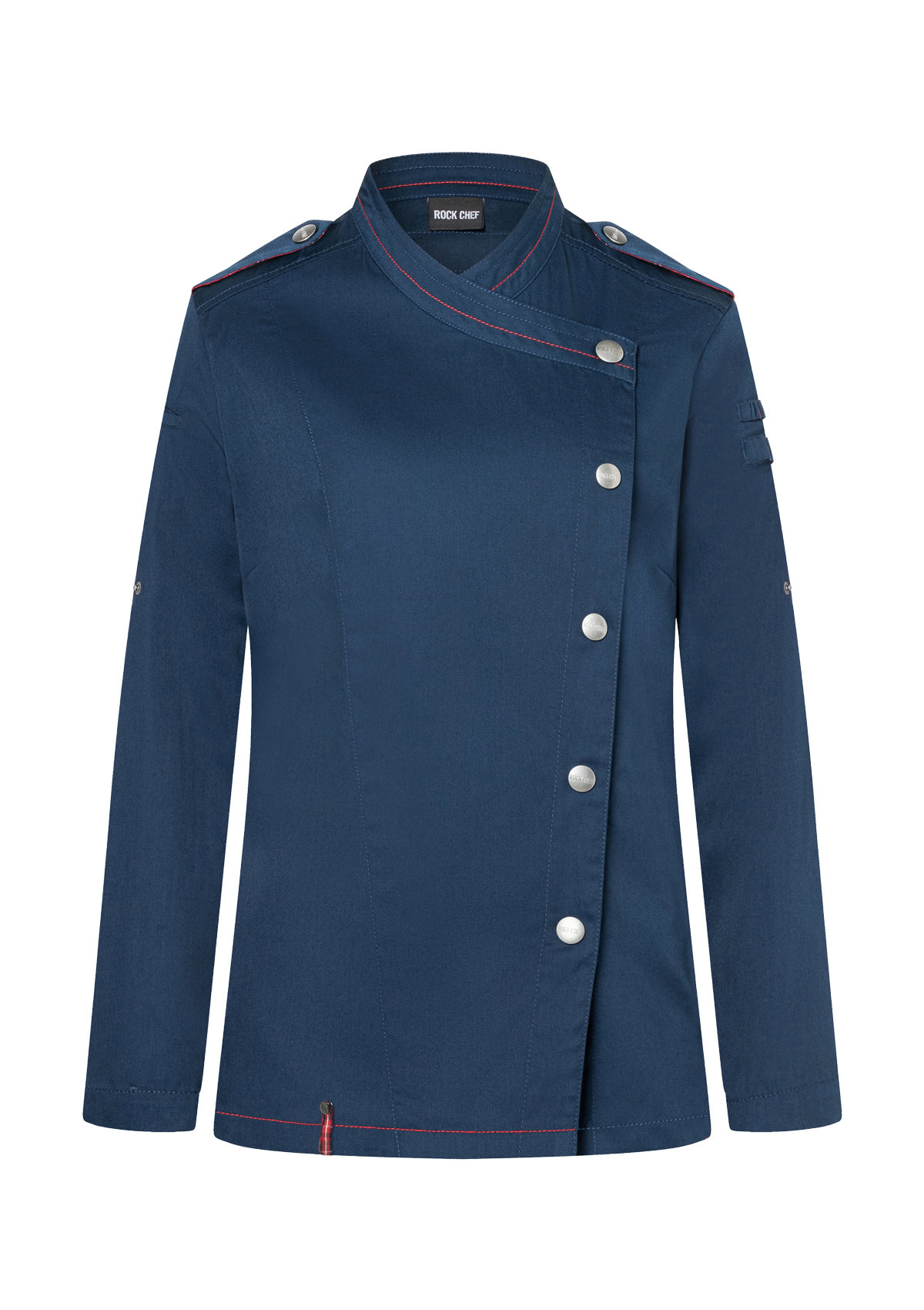 Giacca da Chef da Donna a Maniche Lunghe stile Denim ROCK CHEF® Stage2 (Sostenibile)