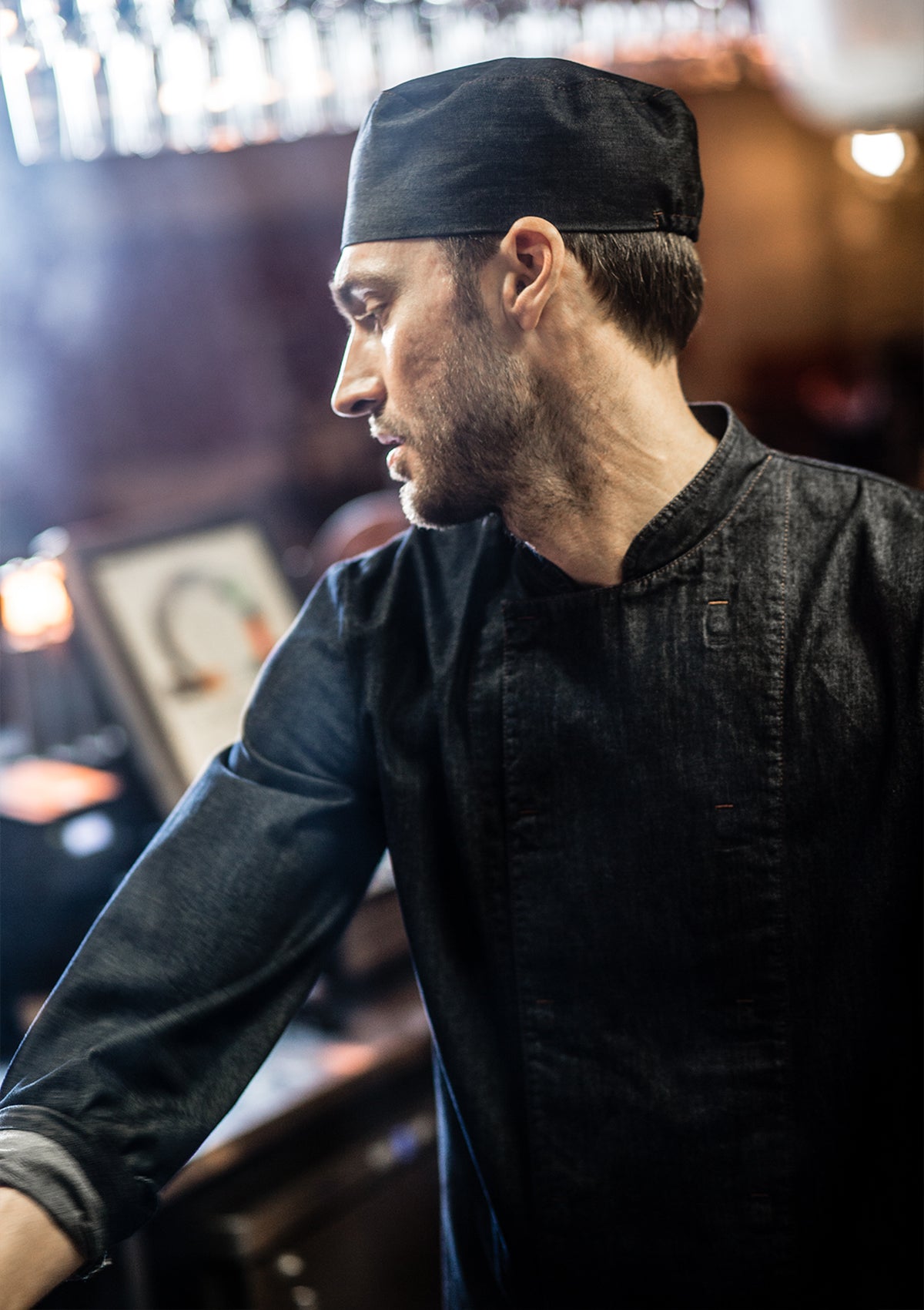 Unisex Chef's hat with elastic back. Segers | Cookniche
