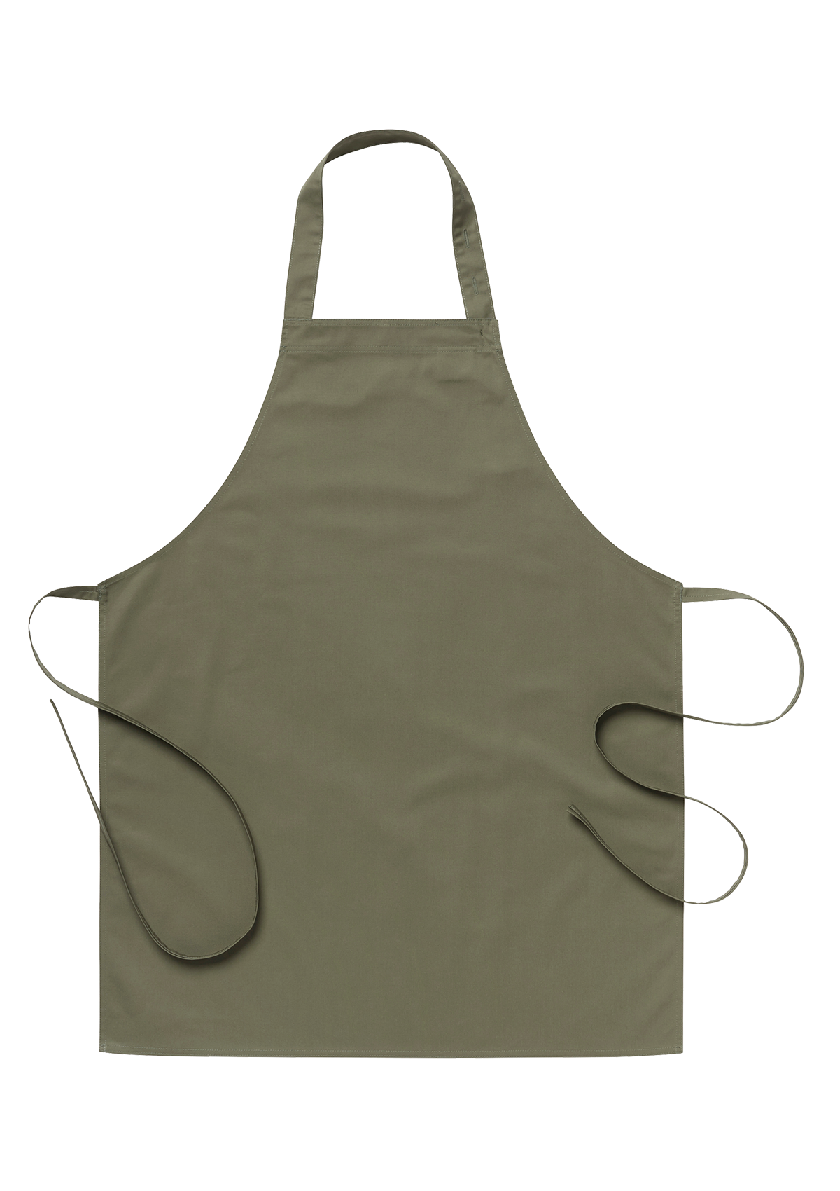 Unisex bib apron without pockets. Segers | Cookniche