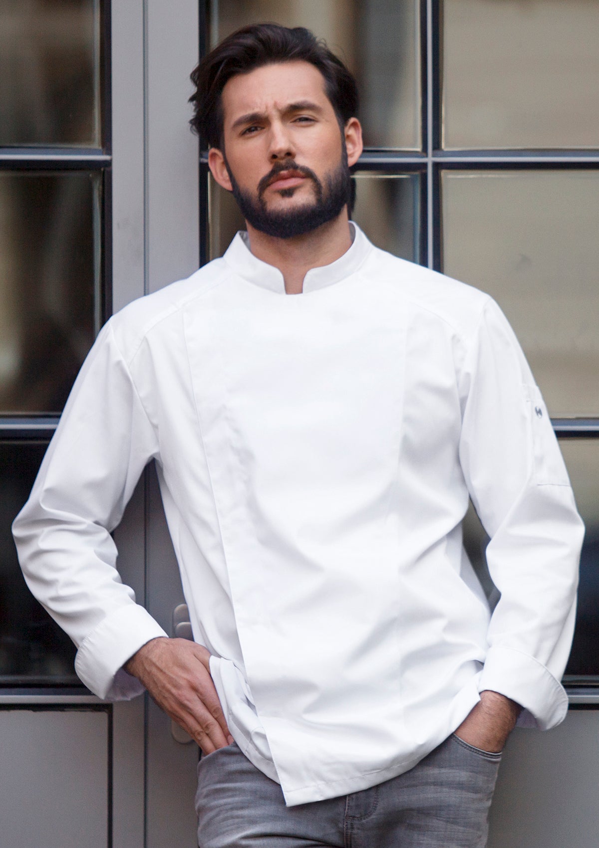 Giacca da Chef Uomo Noah Elegante Maniche Lunghe