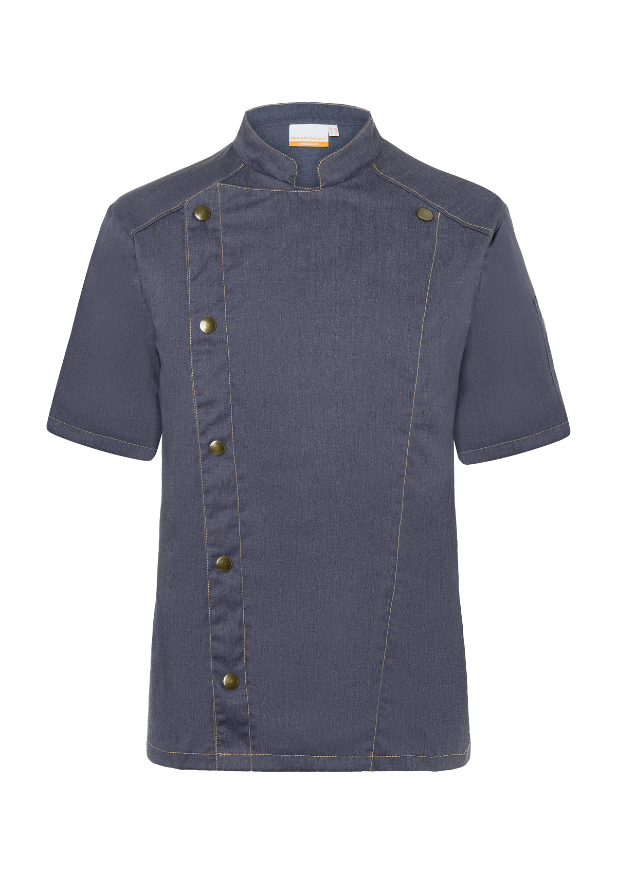 Giacca da Chef Uomo Jeans-Style Trendy Maniche Corte