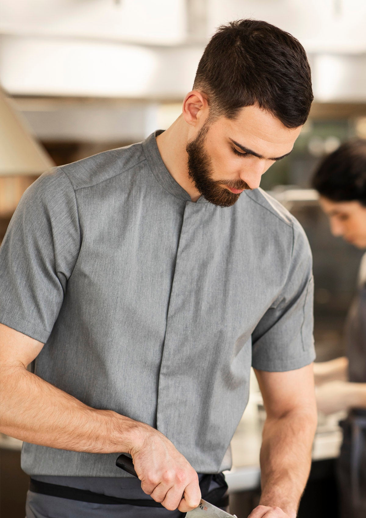 Camicia da Chef Smart Unisex Maniche Corte
