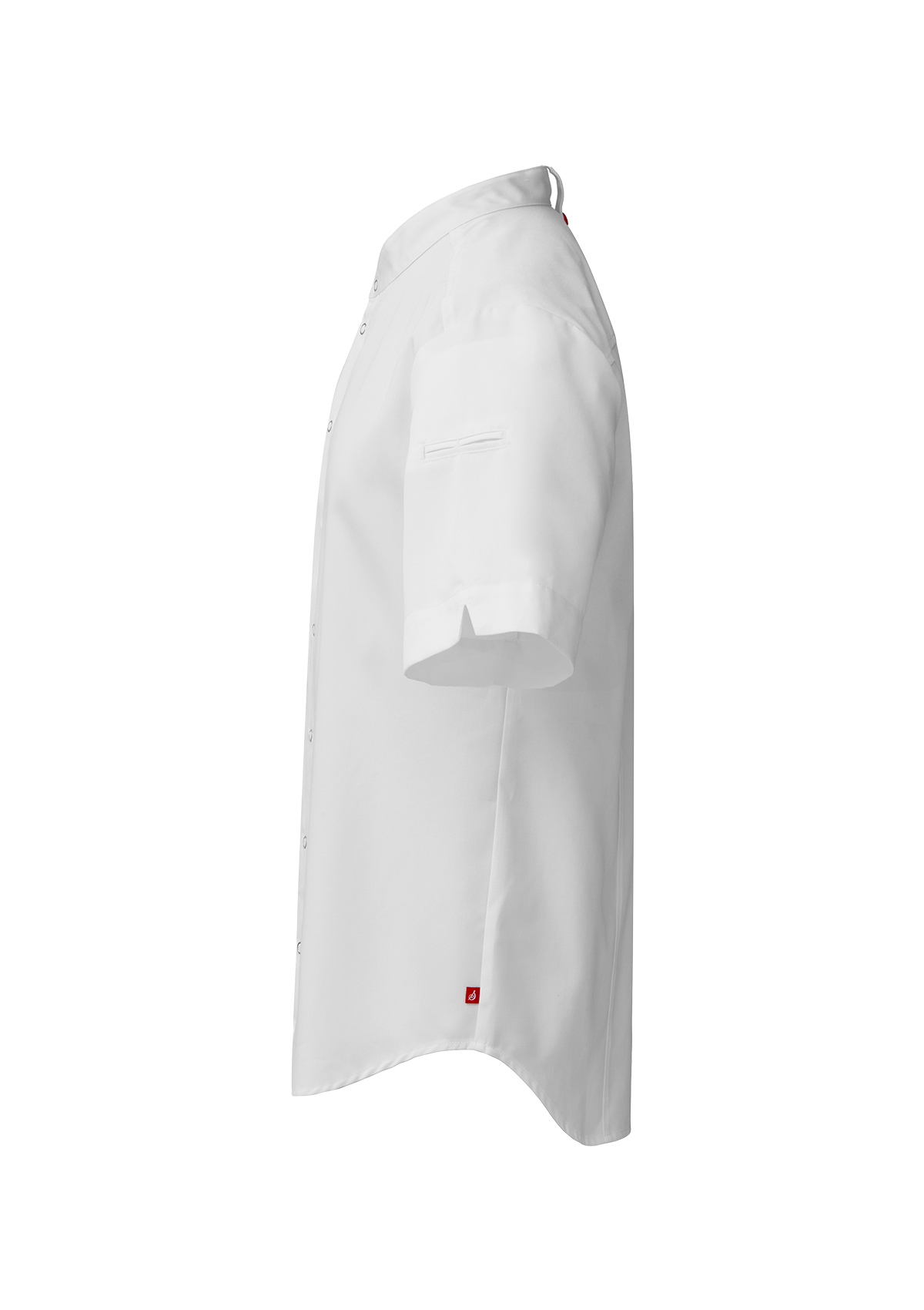 Camicia Ibrida Elegante da Chef Unisex Maniche Corte