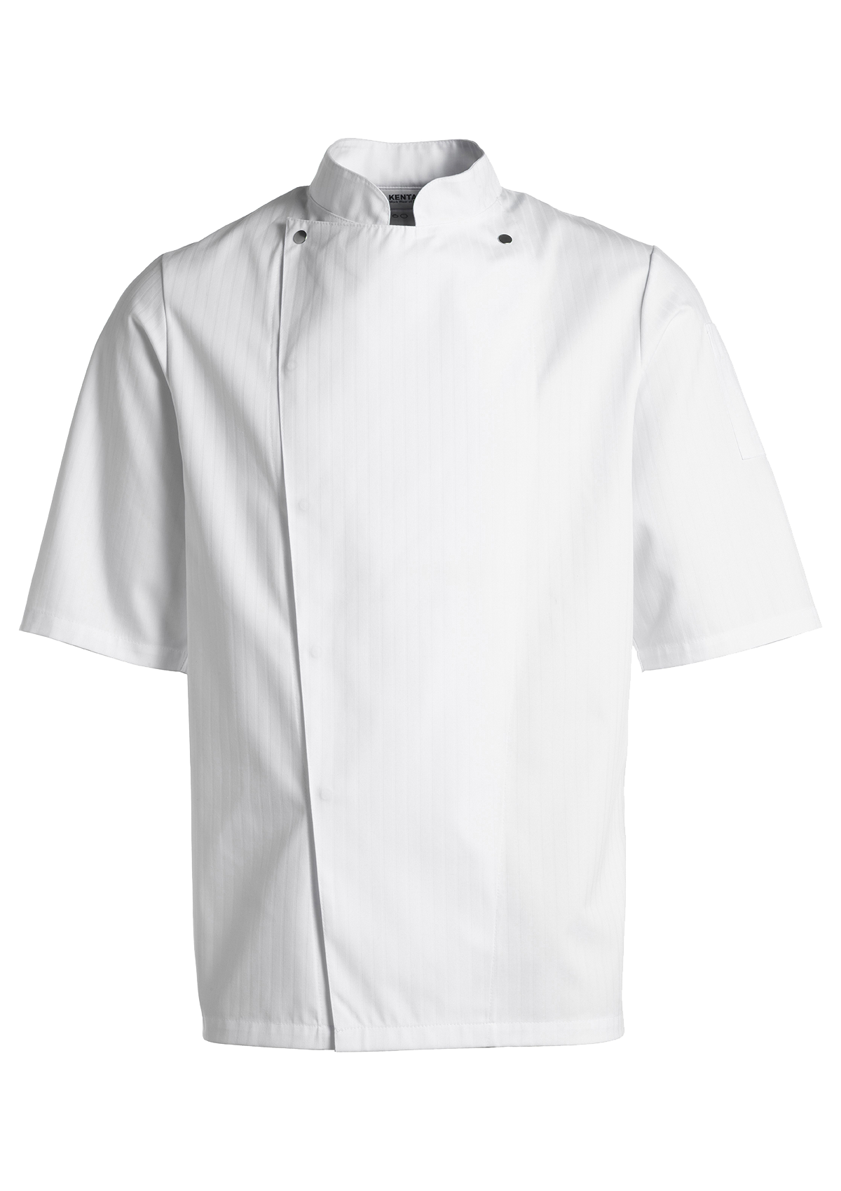 Giacca da Chef Uomo in Raso a Righe Maniche Corte