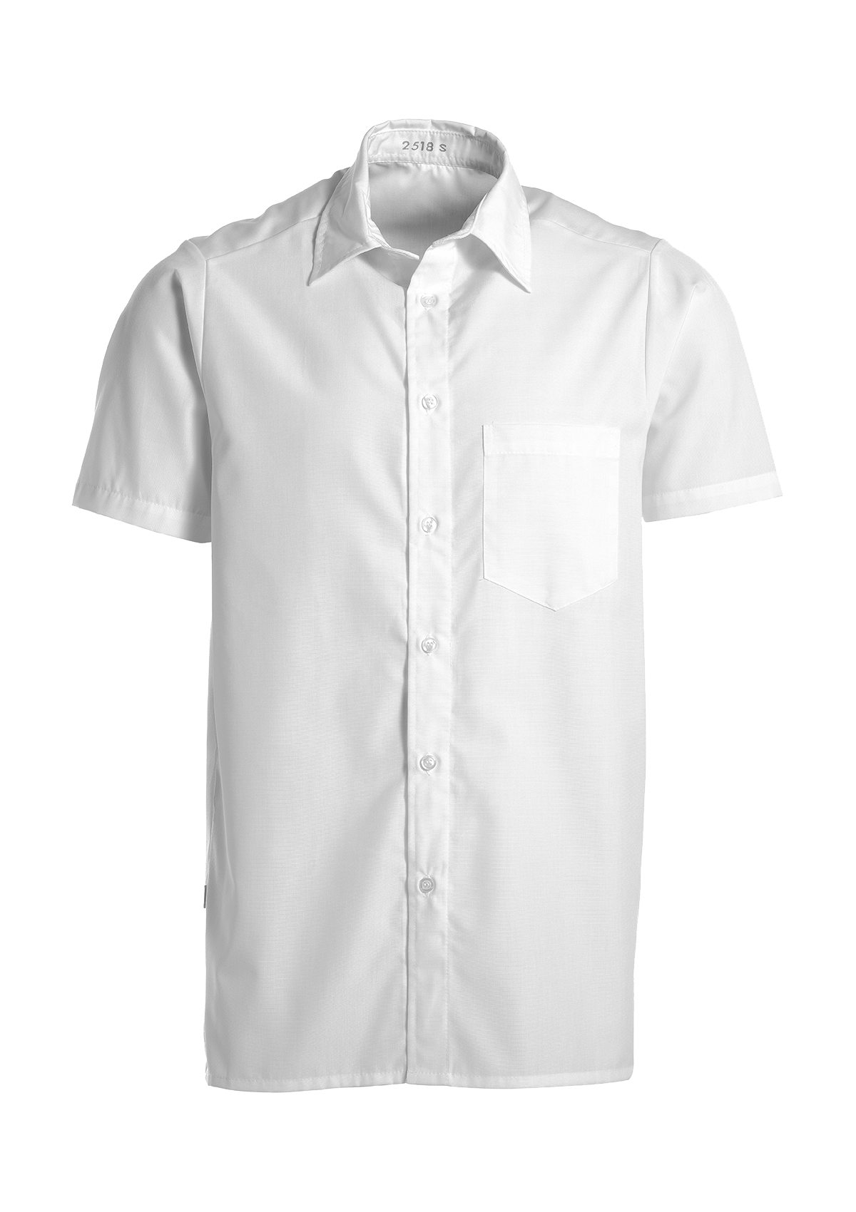 Camicia Uomo Servizio Taglio Classico Maniche Corte