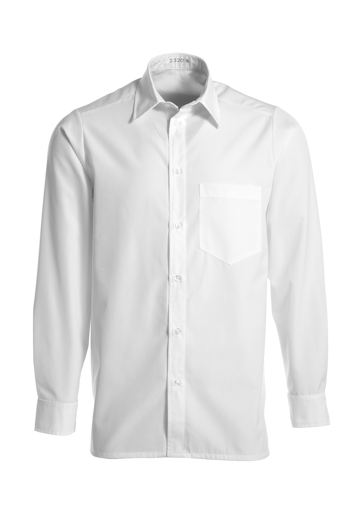 Camicia Uomo Servizio Taglio Classico Maniche Lunghe