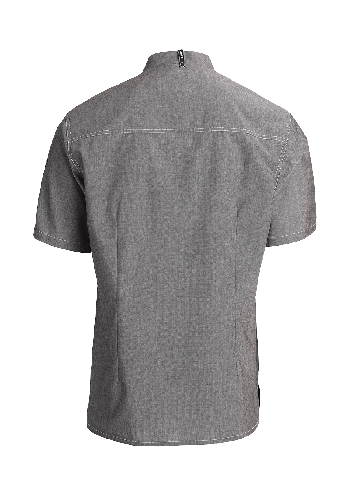 Camicia Chef & Servizio Unisex Manica Corta con Filo a Contrasto