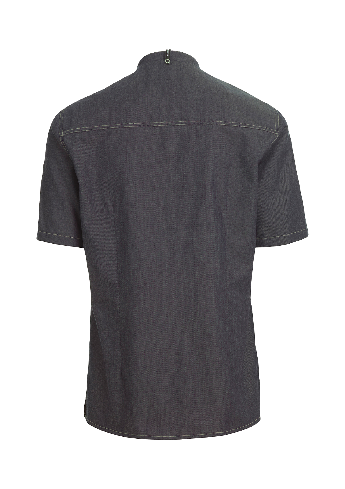 Camicia Chef & Servizio Unisex Manica Corta con Filo a Contrasto