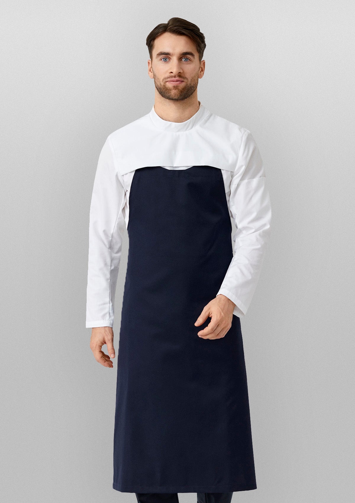 Camicia da Chef Uomo Popover Manica Lunga