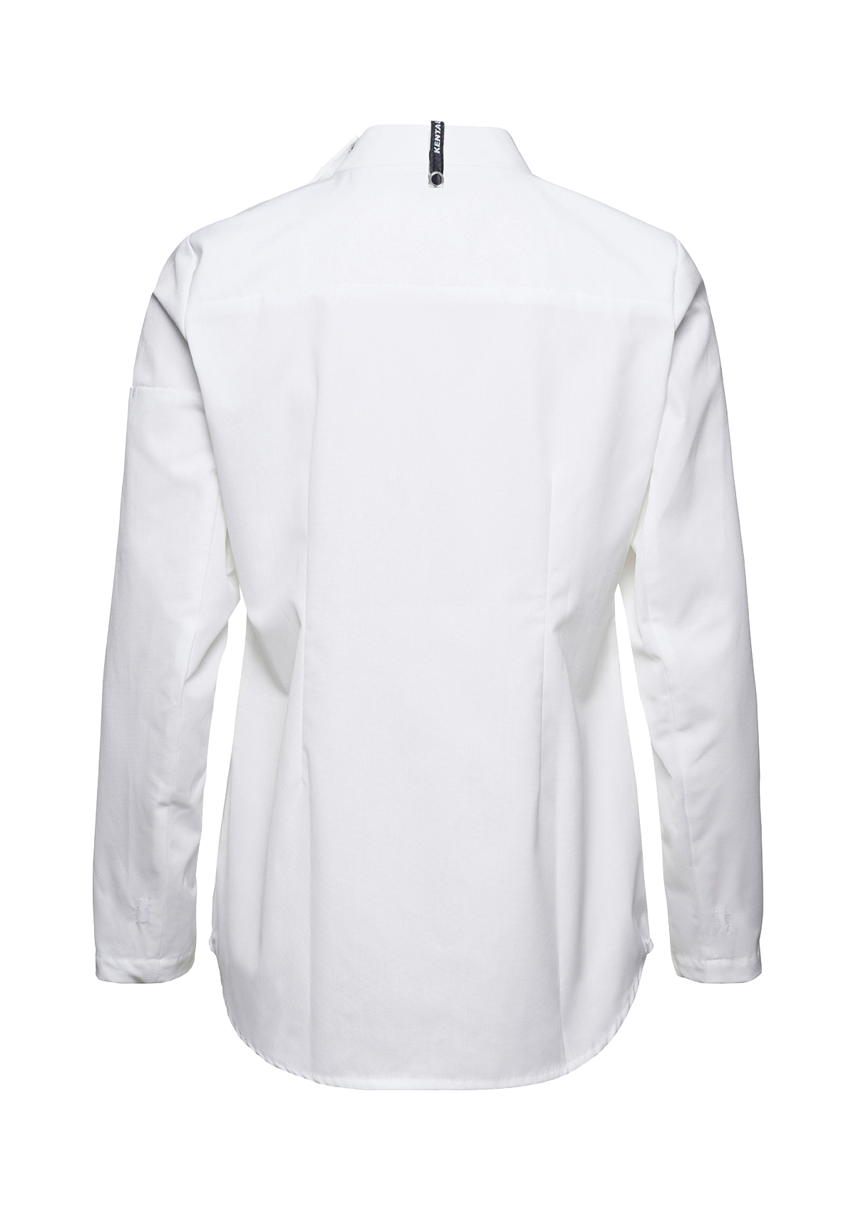 Camicia da Chef Unisex con Bottoni a Pressione Nascosti Manica Lunga
