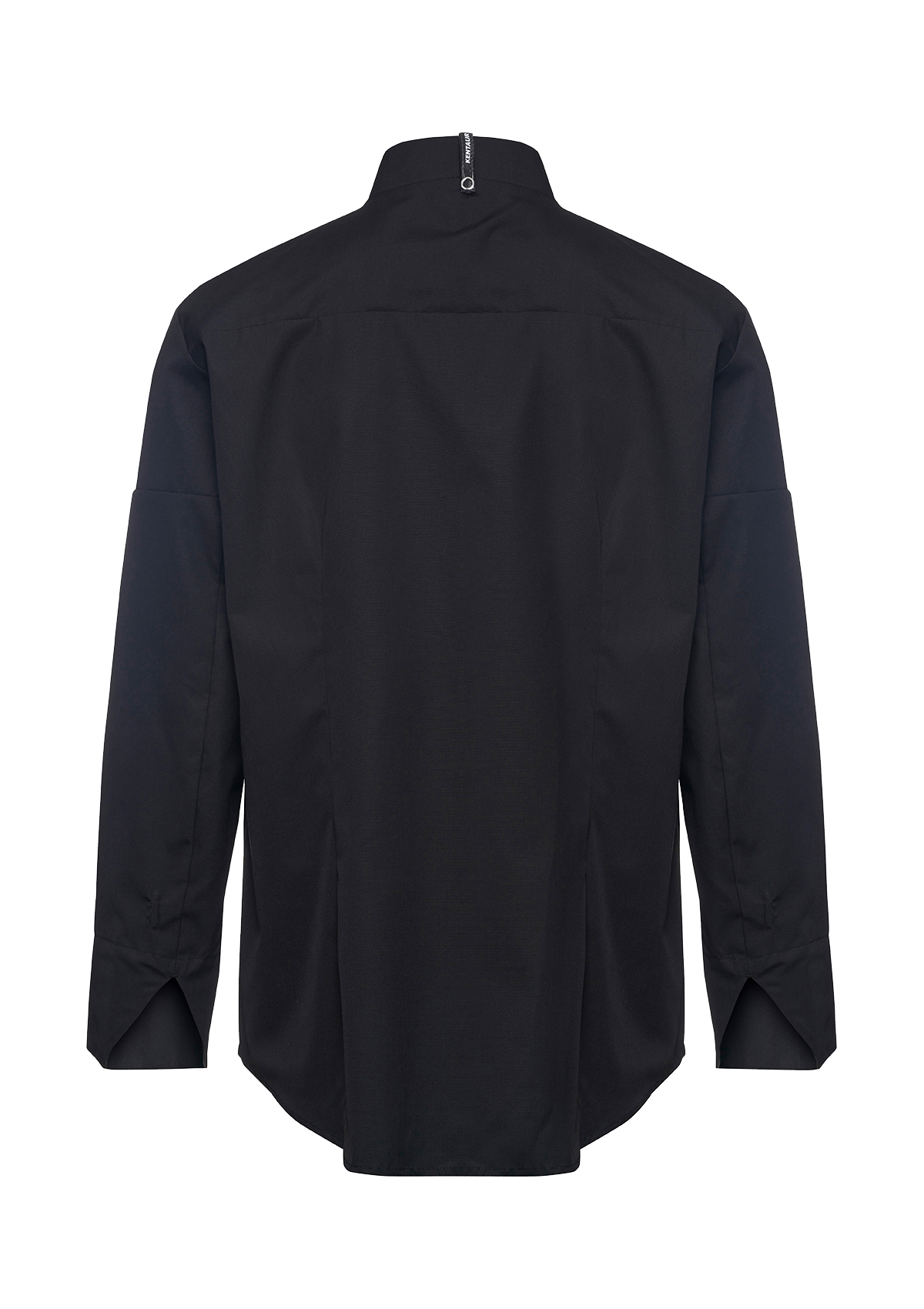 Camicia da Chef Unisex con Bottoni a Pressione Nascosti Manica Lunga
