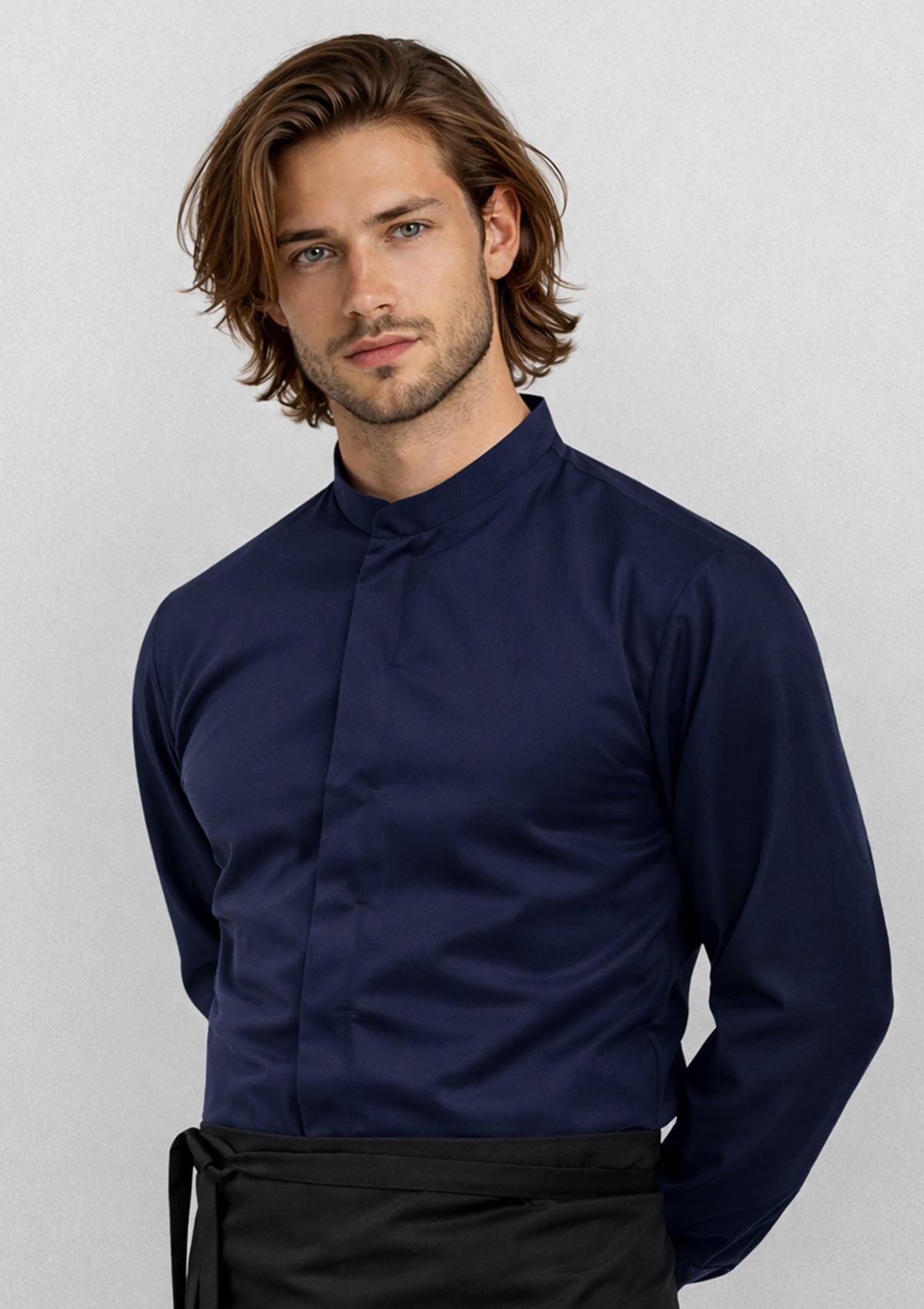 Camicia da Chef Unisex con TENCEL™ Lyocell Maniche Lunghe