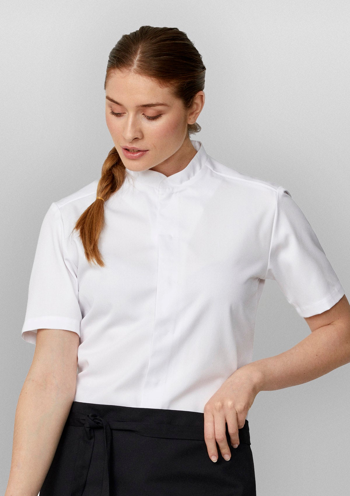 Camicia Chef con TENCEL™ Lyocell Maniche Corte Unisex