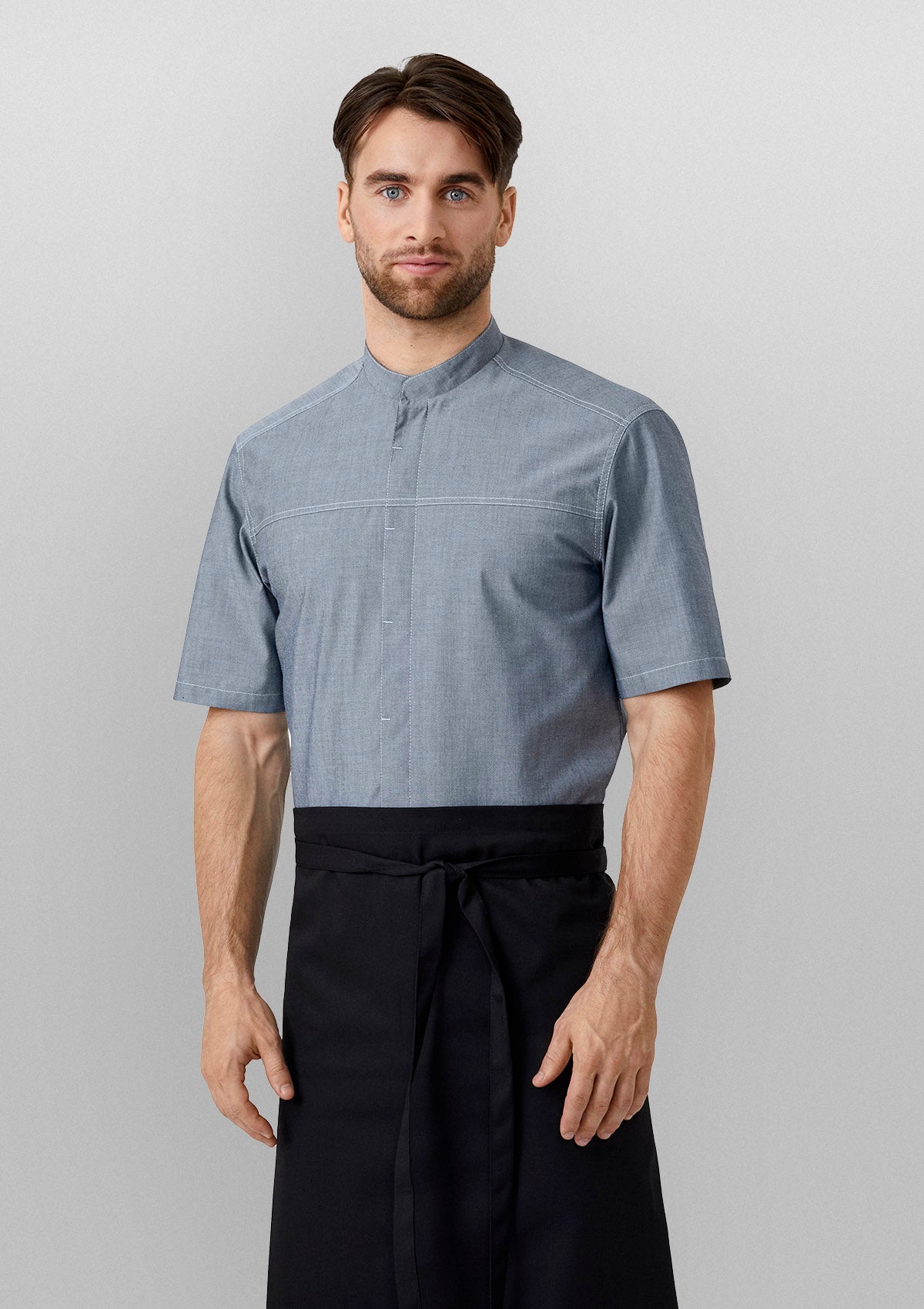 Camicia Chef & Servizio Modern Fit Ottimale Maniche Corte Unisex