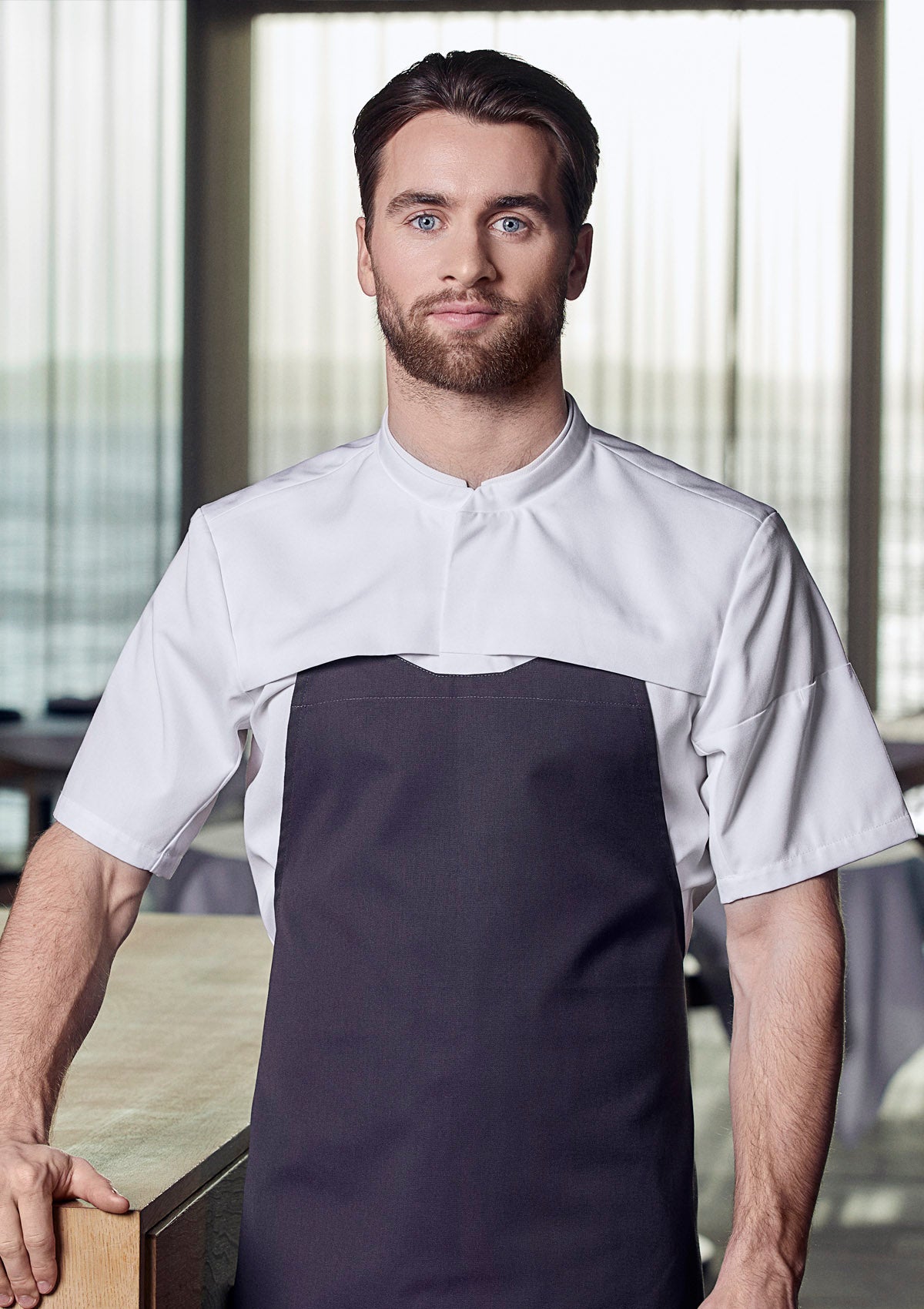 Gourmet Chef Jacket with TENCEL™ Lyocell Short Sleeves Unisex