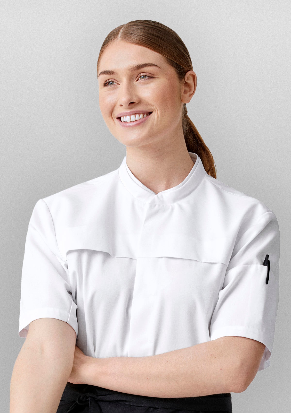 Gourmet Chef Jacket with TENCEL™ Lyocell Short Sleeves Unisex