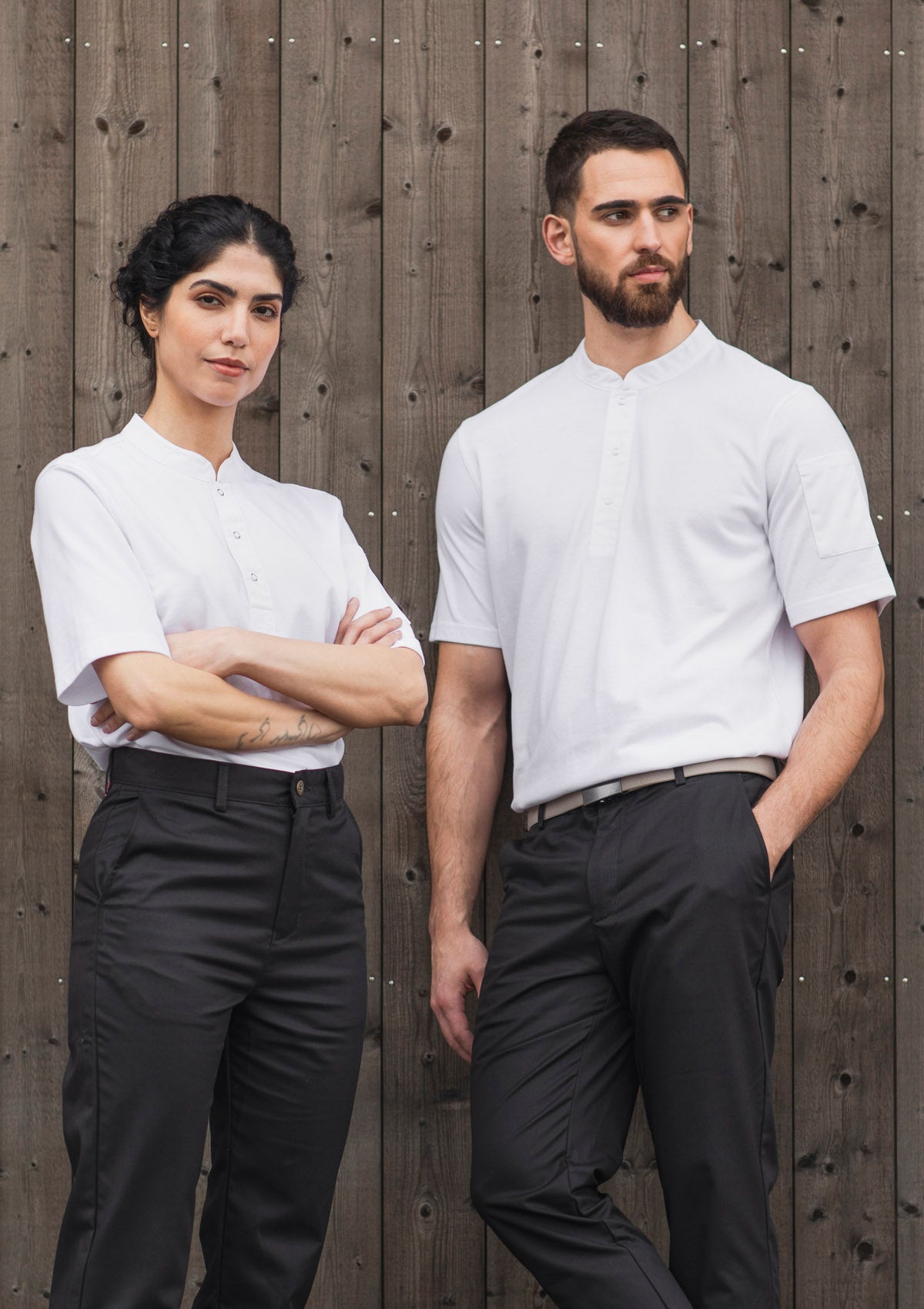 Polo da Chef Unisex Maniche Corte