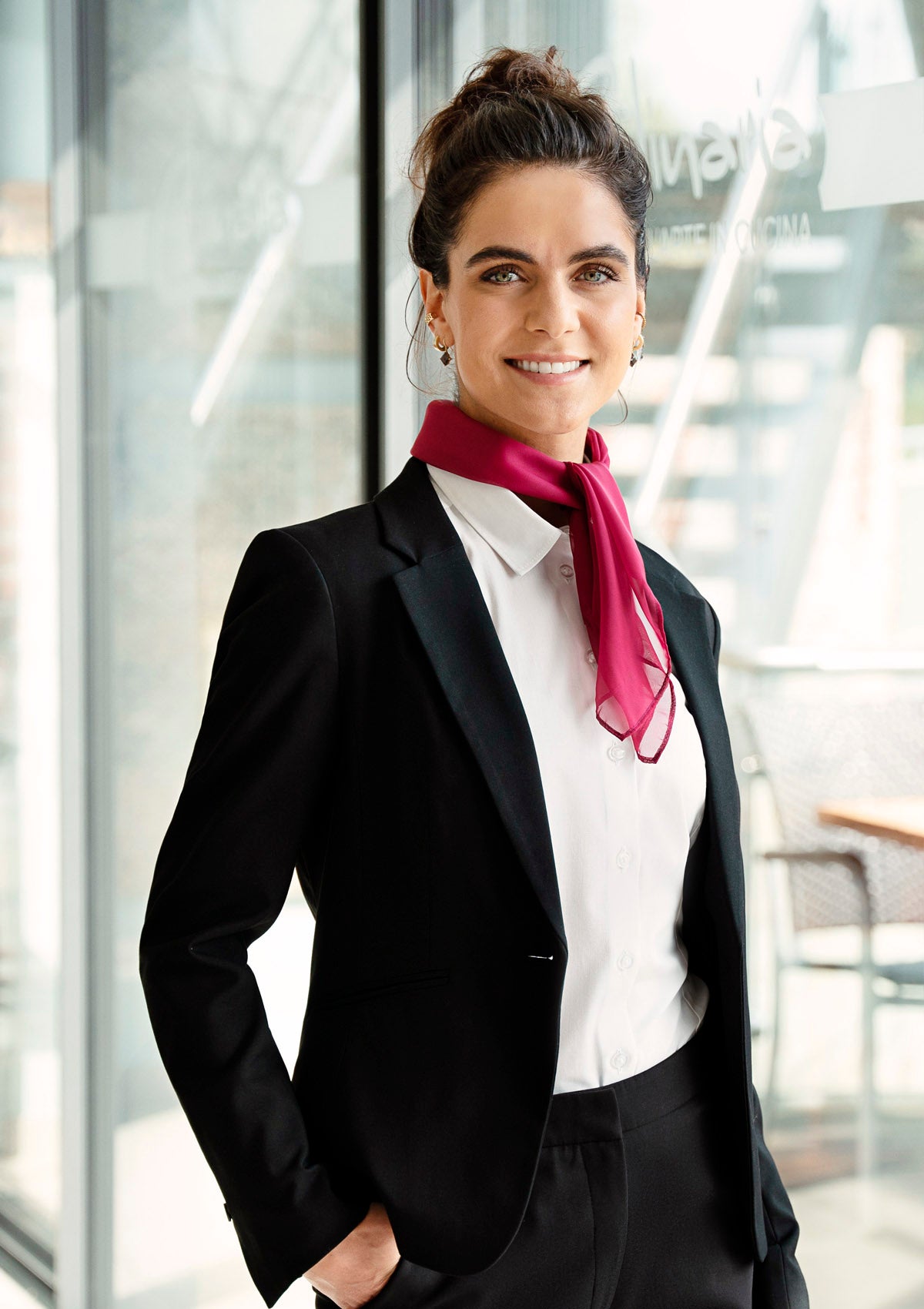 Foulard in Chiffon Donna Classico
