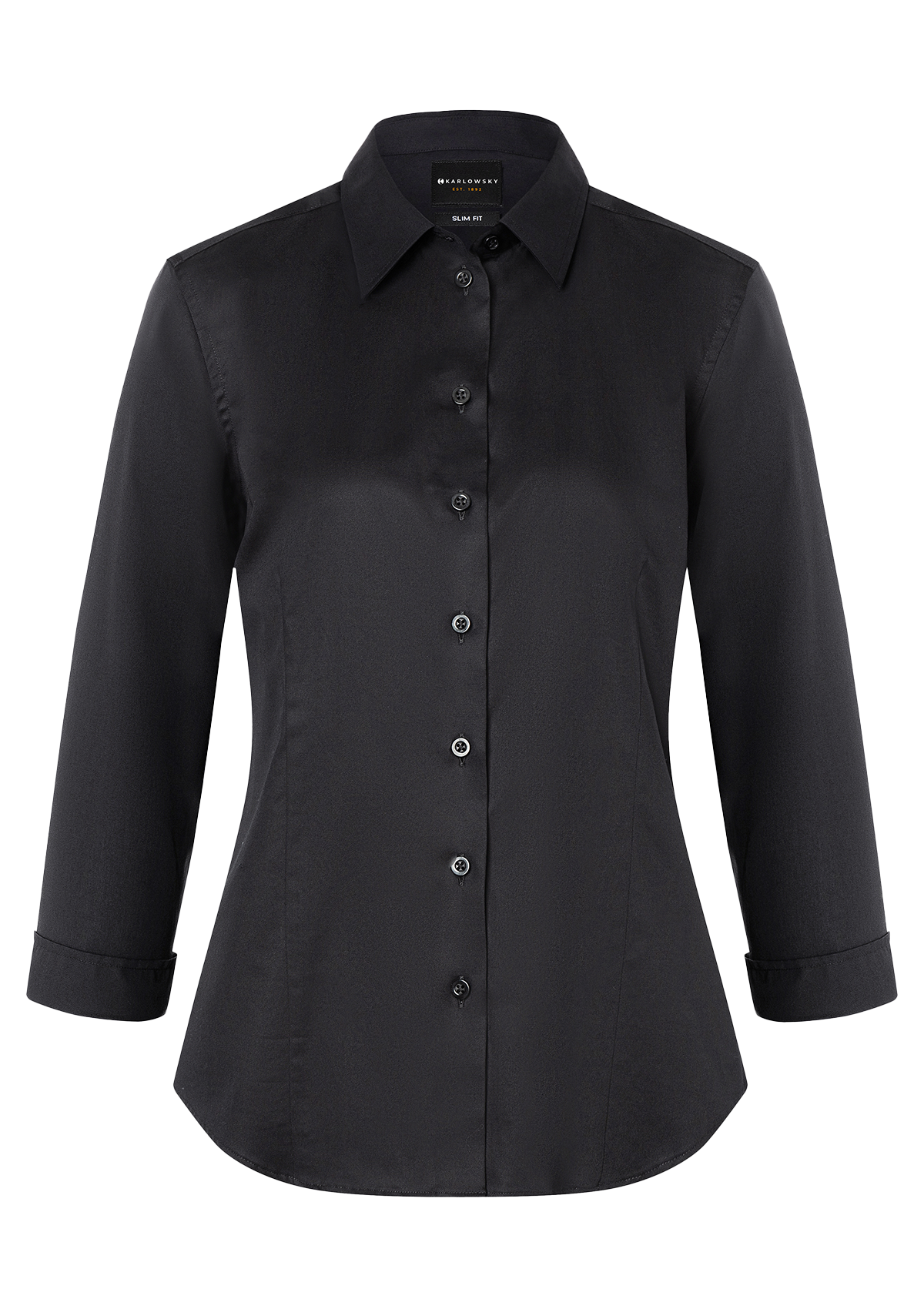 Camicetta Donna Active-Stretch Maniche 3/4 Slim Fit