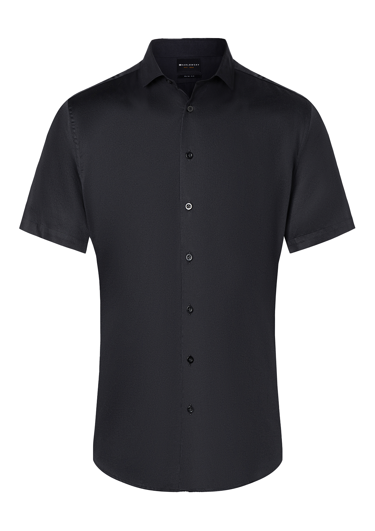 Camicia Uomo Active-Stretch Maniche Corte Slim Fit