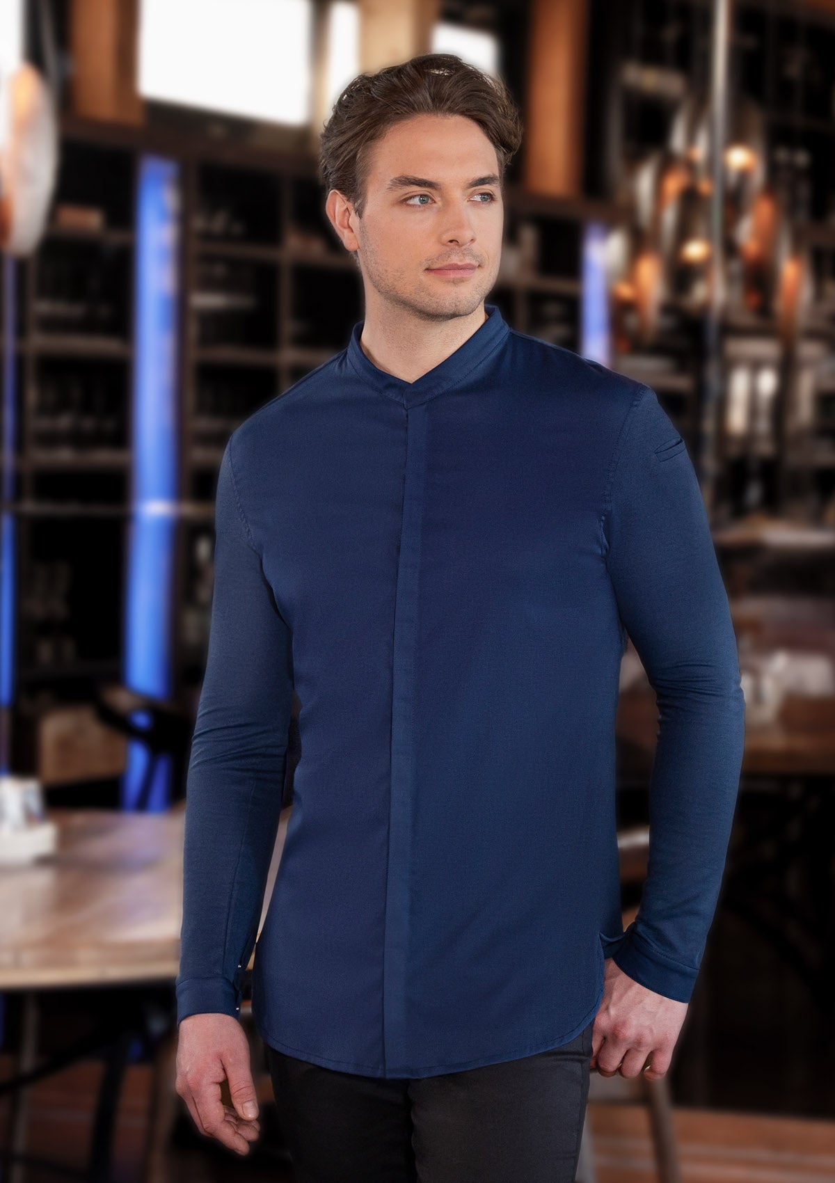 Giacca da Chef Uomo Avantgarde Maniche Lunghe Slim Fit
