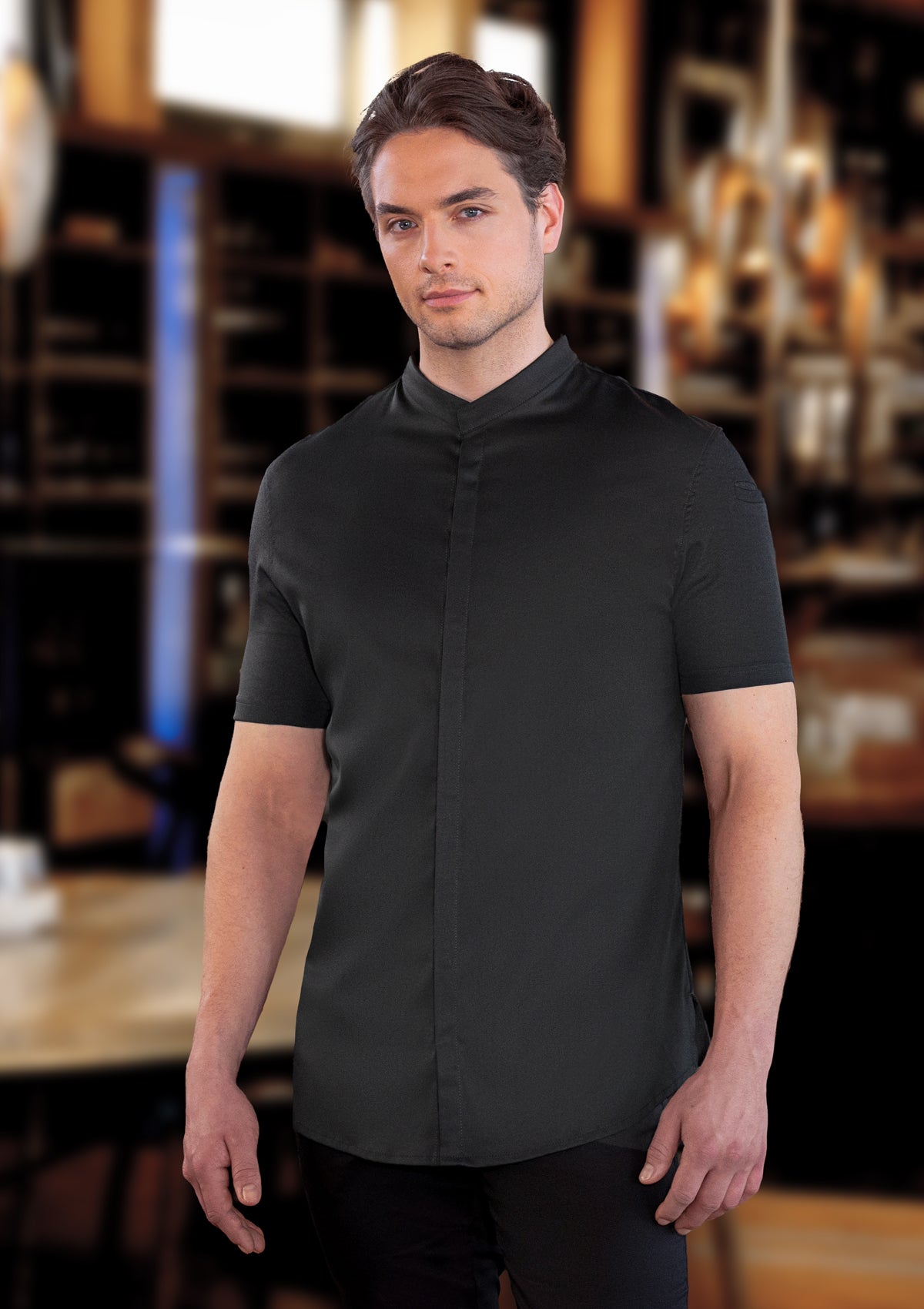 Giacca da Chef Uomo Avantgarde Maniche Corte Slim Fit