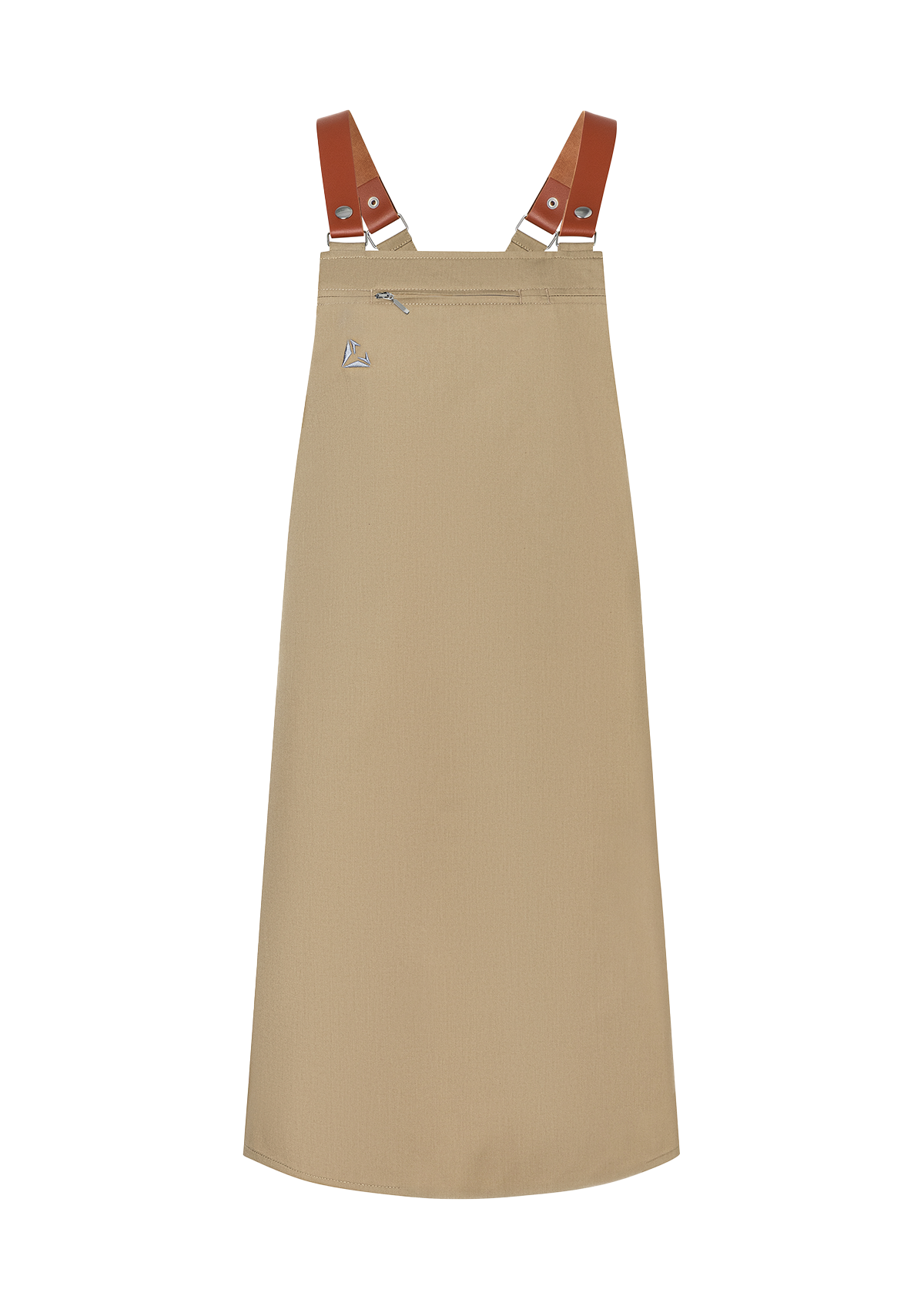 Grembiule a Pettorina con Spallacci in Vera Pelle Unisex