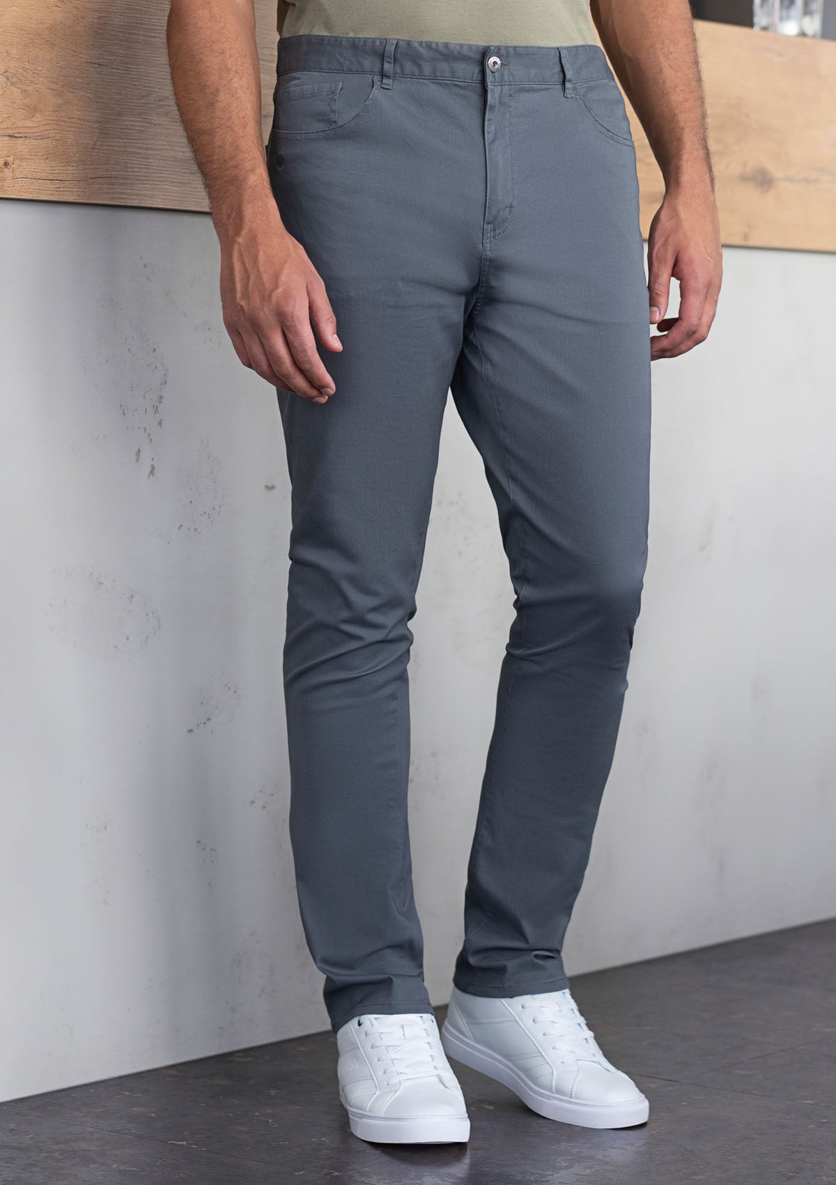 Pantaloni da Chef Uomo 5 Tasche in Antracite