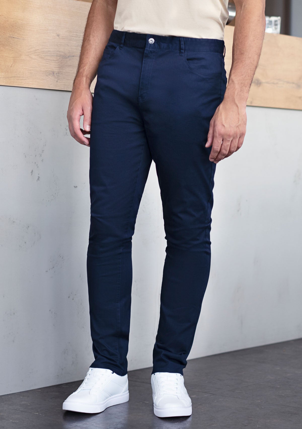 Pantaloni da Chef Uomo 5 Tasche in Blu Notte