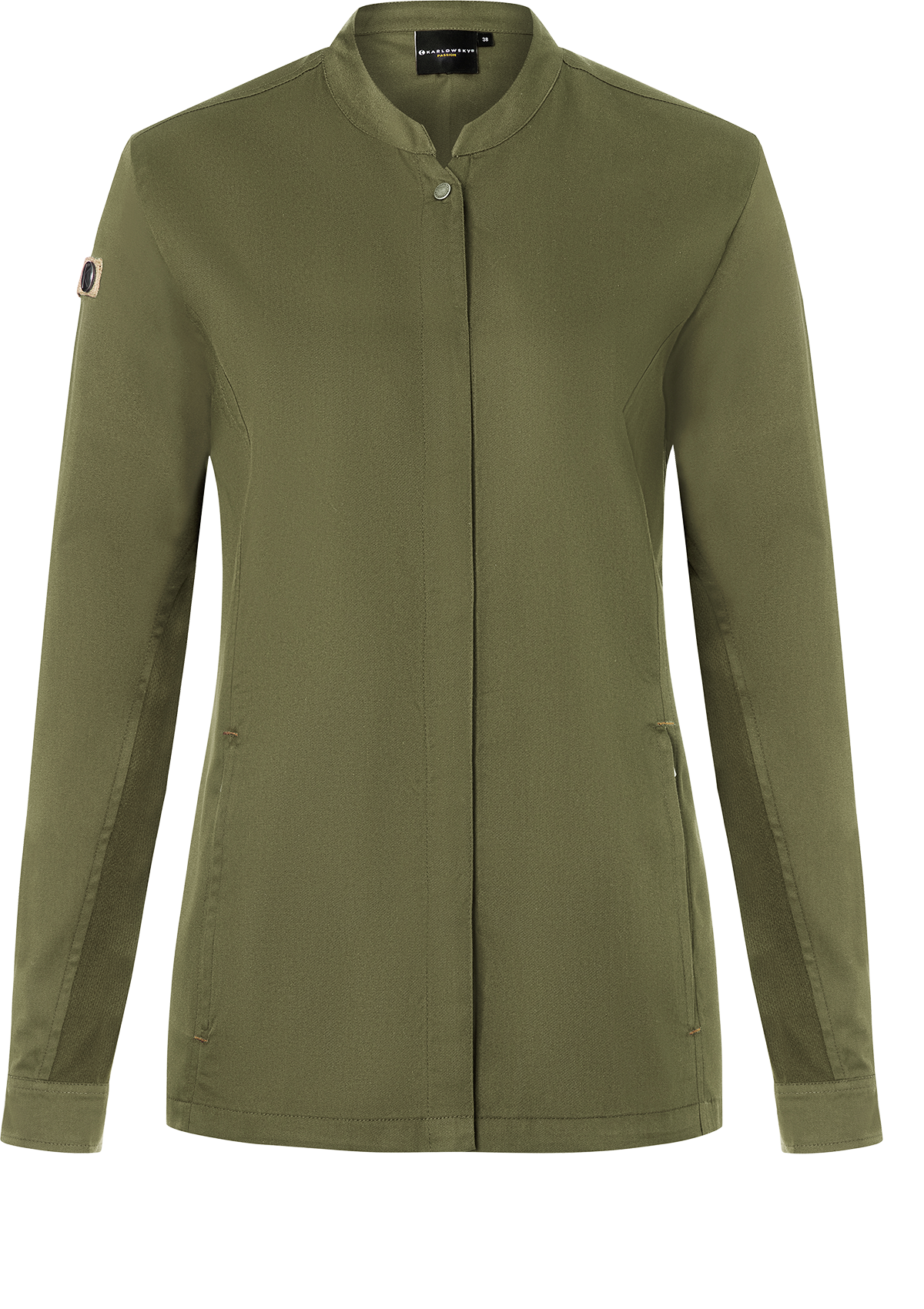 Camicia da Chef Donna Maniche Lunghe Green-Generation