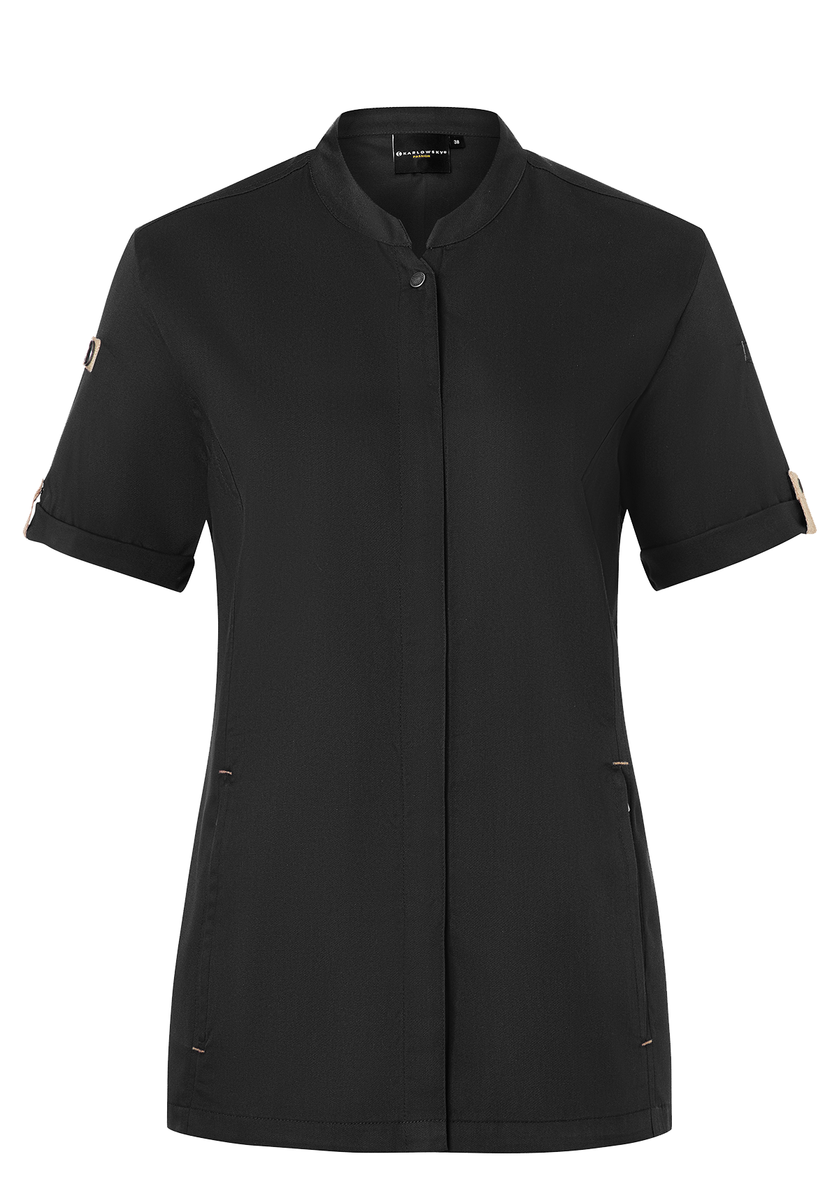 Camicia da Chef Donna Maniche Corte Green-Generation
