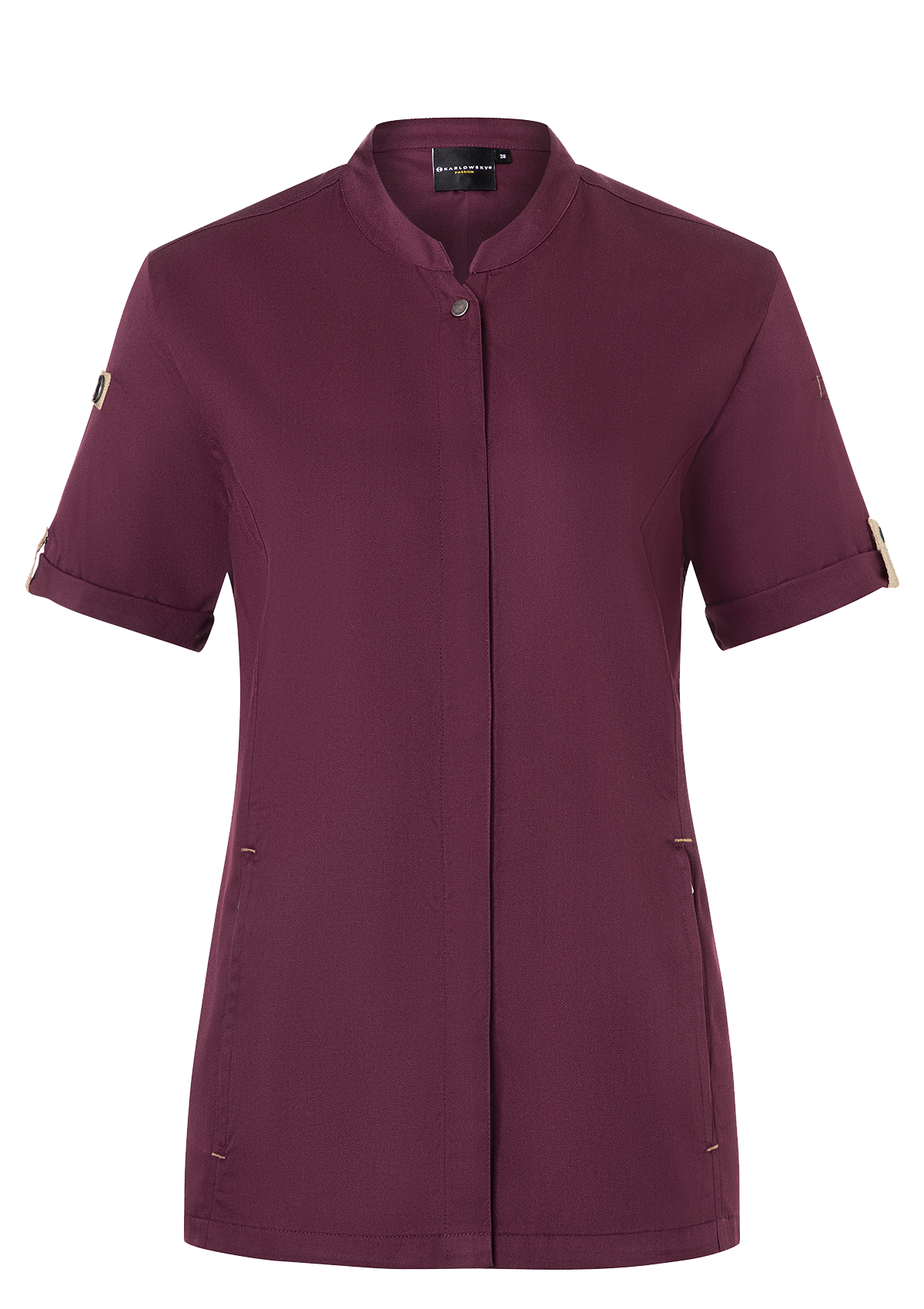 Camicia da Chef Donna Maniche Corte Green-Generation
