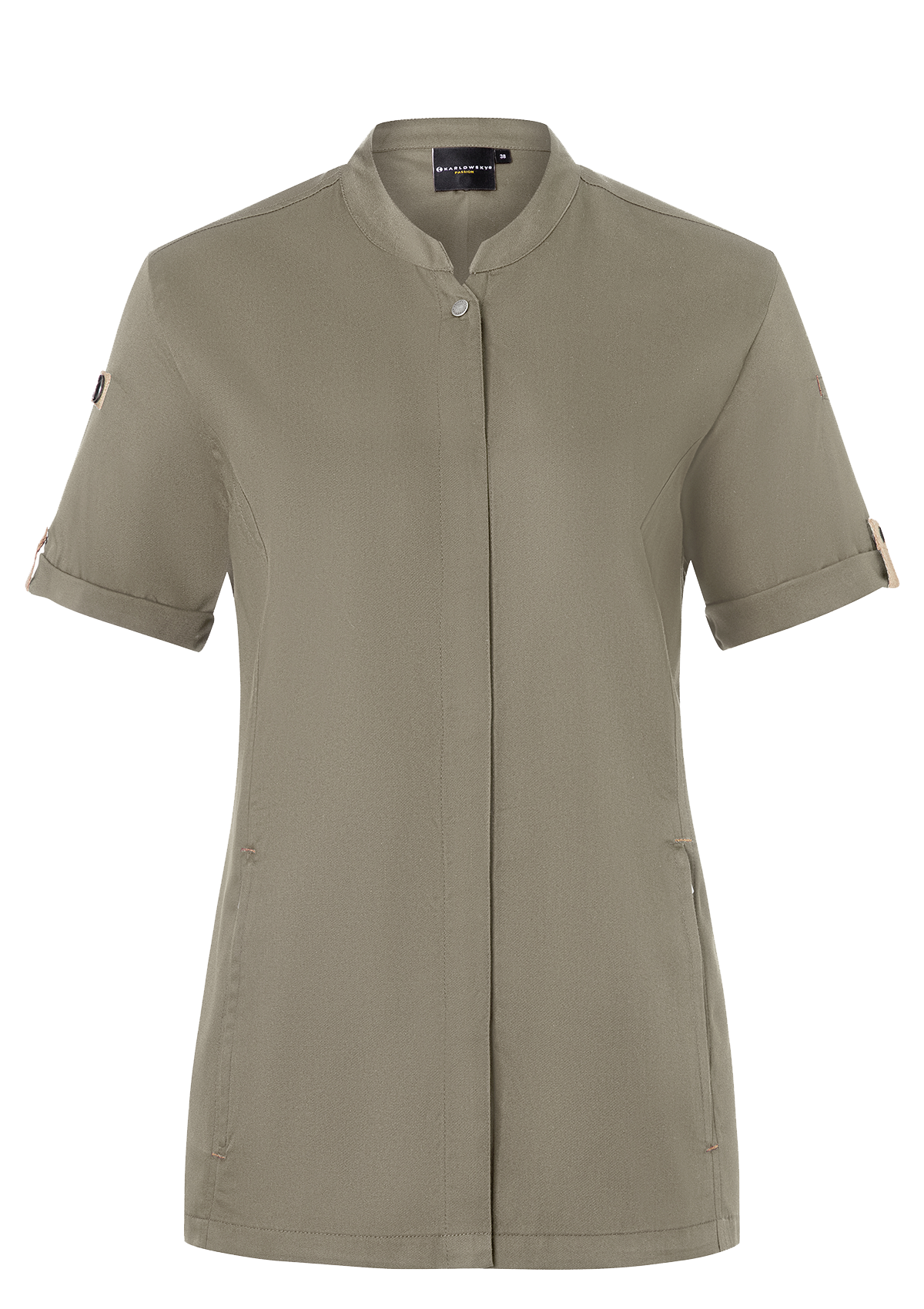 Camicia da Chef Donna Maniche Corte Green-Generation