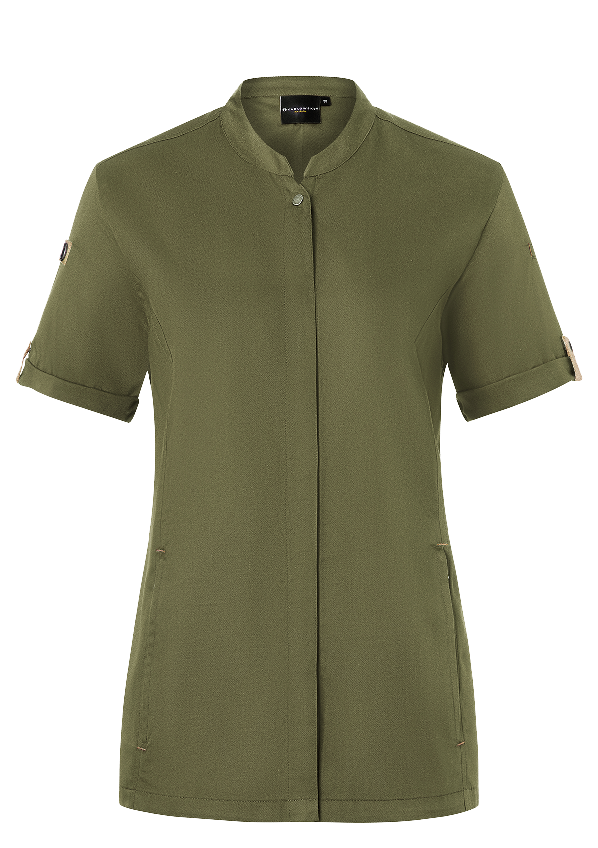 Camicia da Chef Donna Maniche Corte Green-Generation