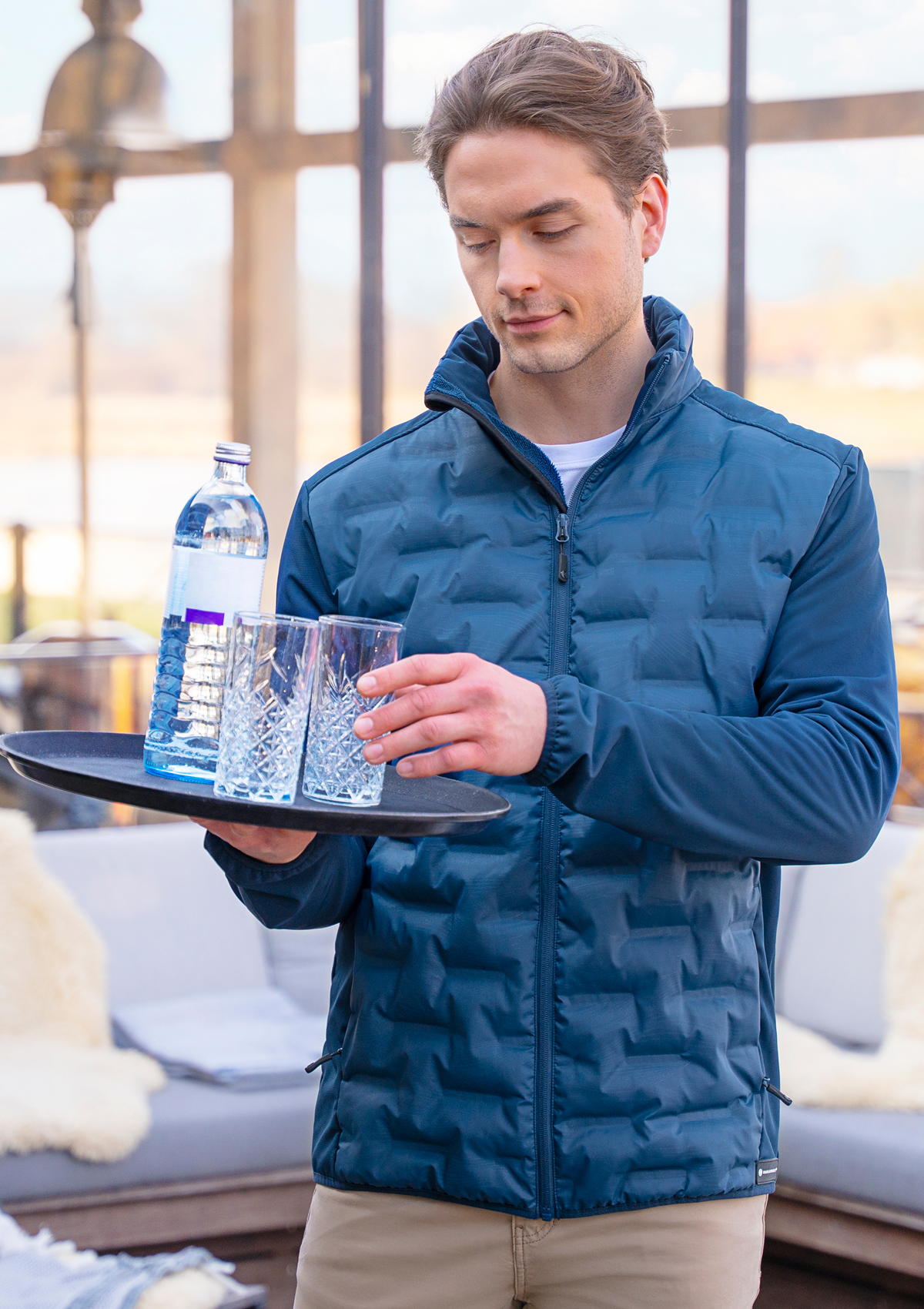 Giacca Ibrida Uomo Outdoor-Pro