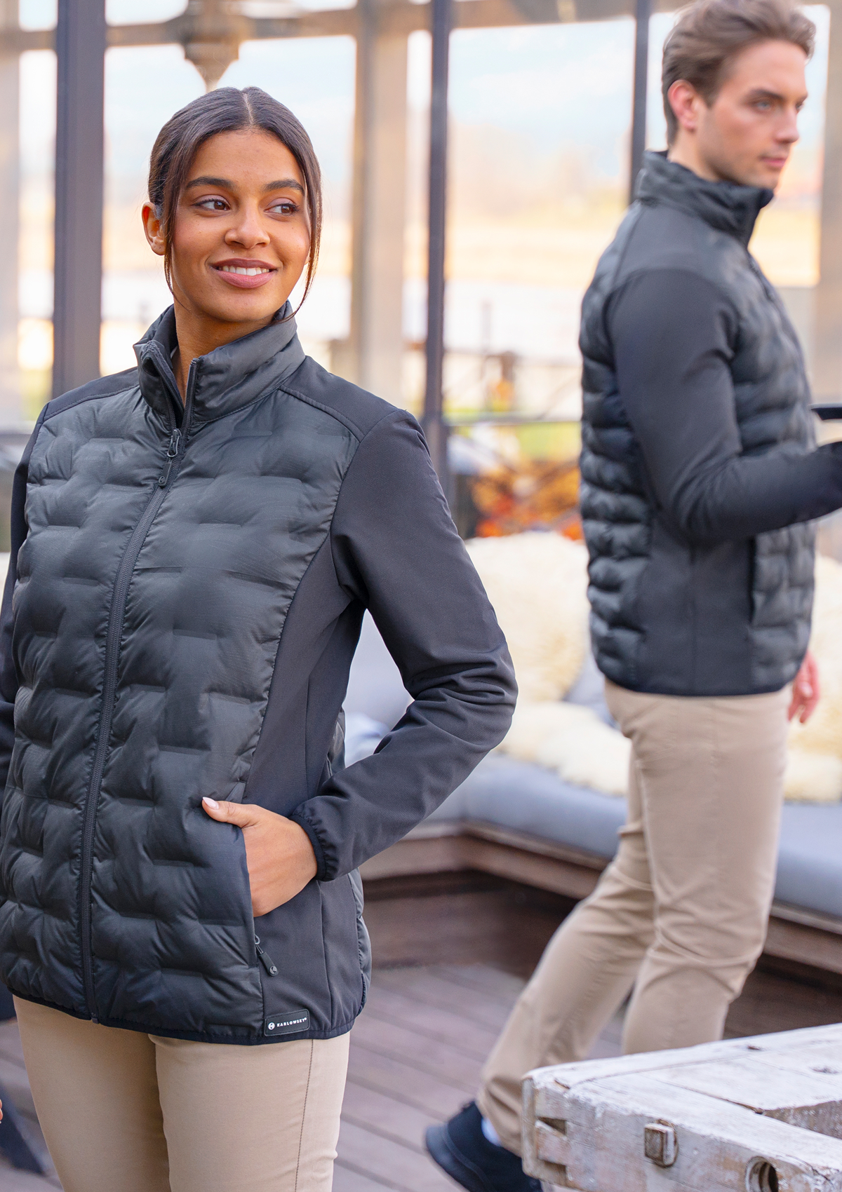Giacca Ibrida Uomo Outdoor-Pro