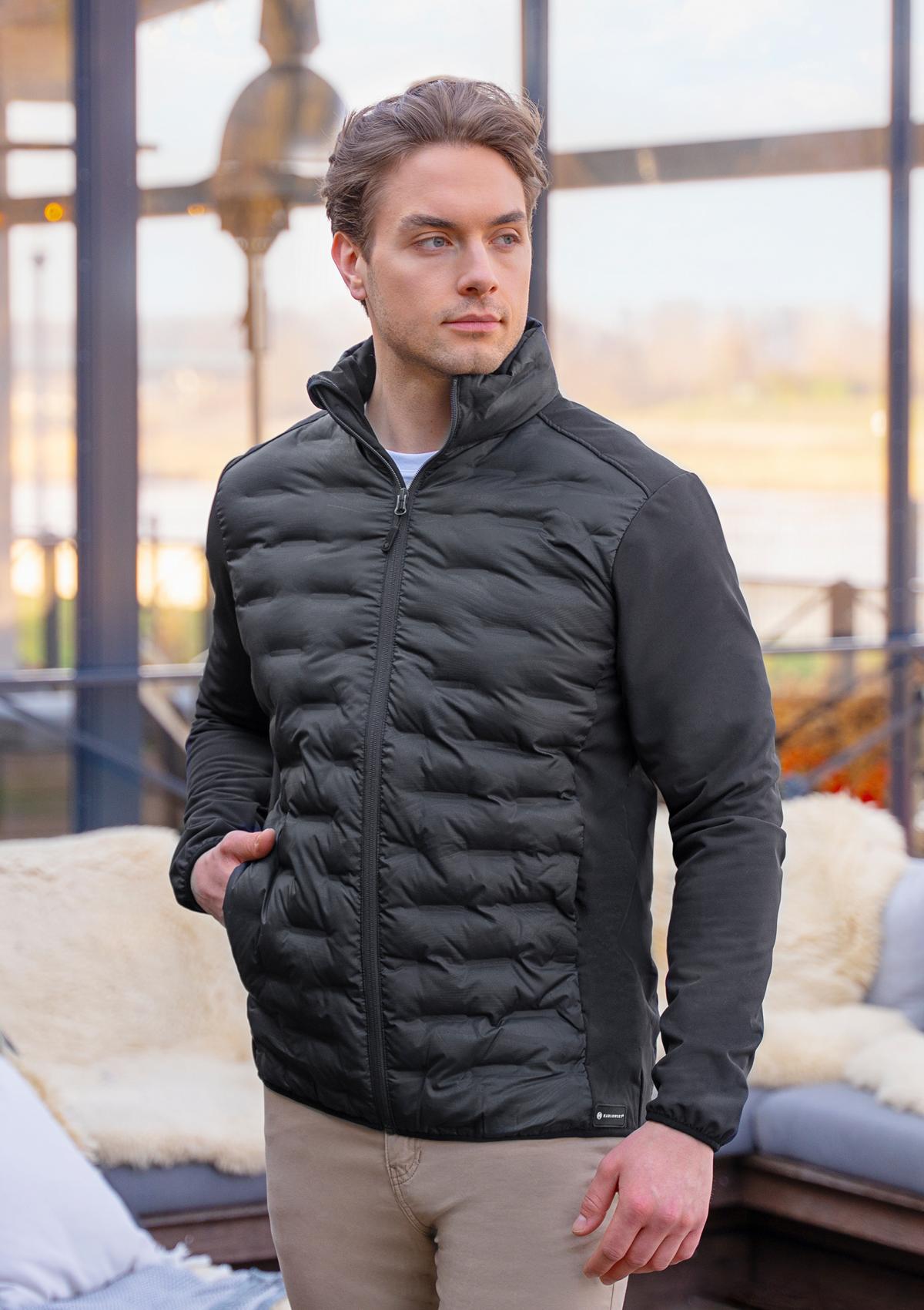 Giacca Ibrida Uomo Outdoor-Pro