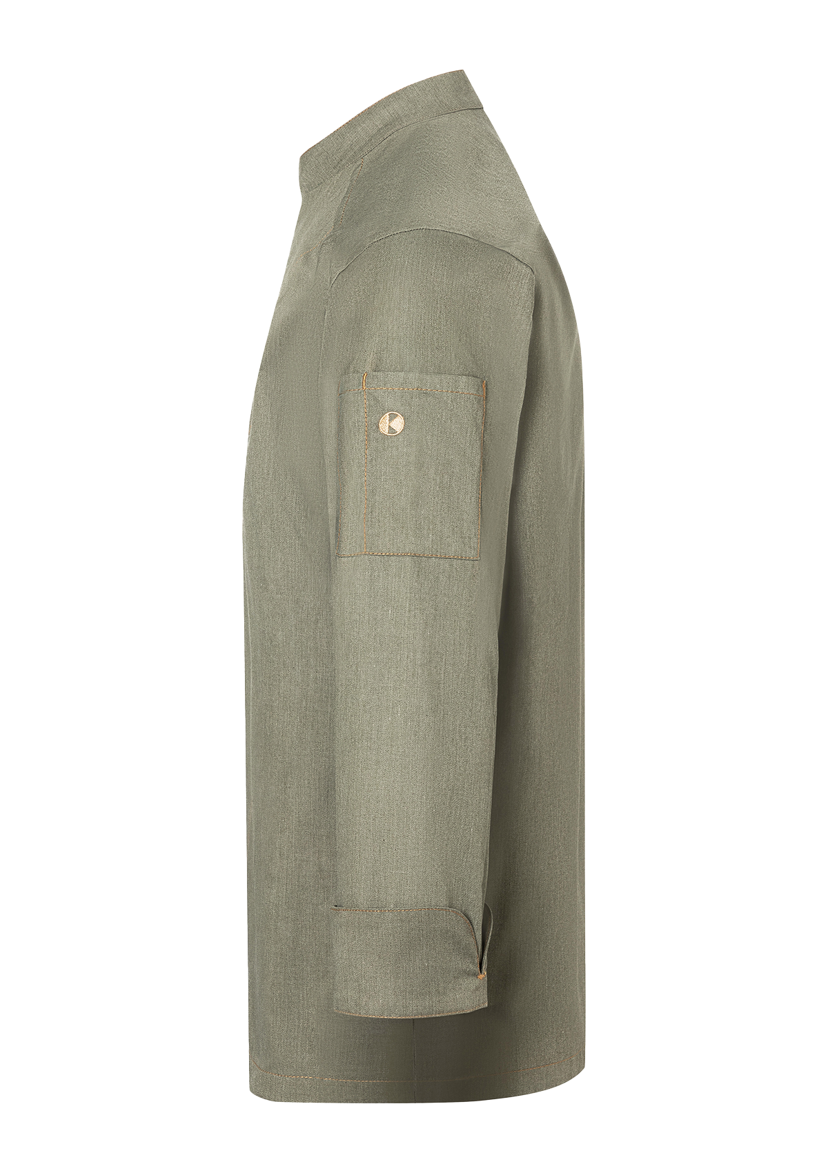 Giacca da Chef Uomo Jeans-Look Maniche Lunghe Vintage
