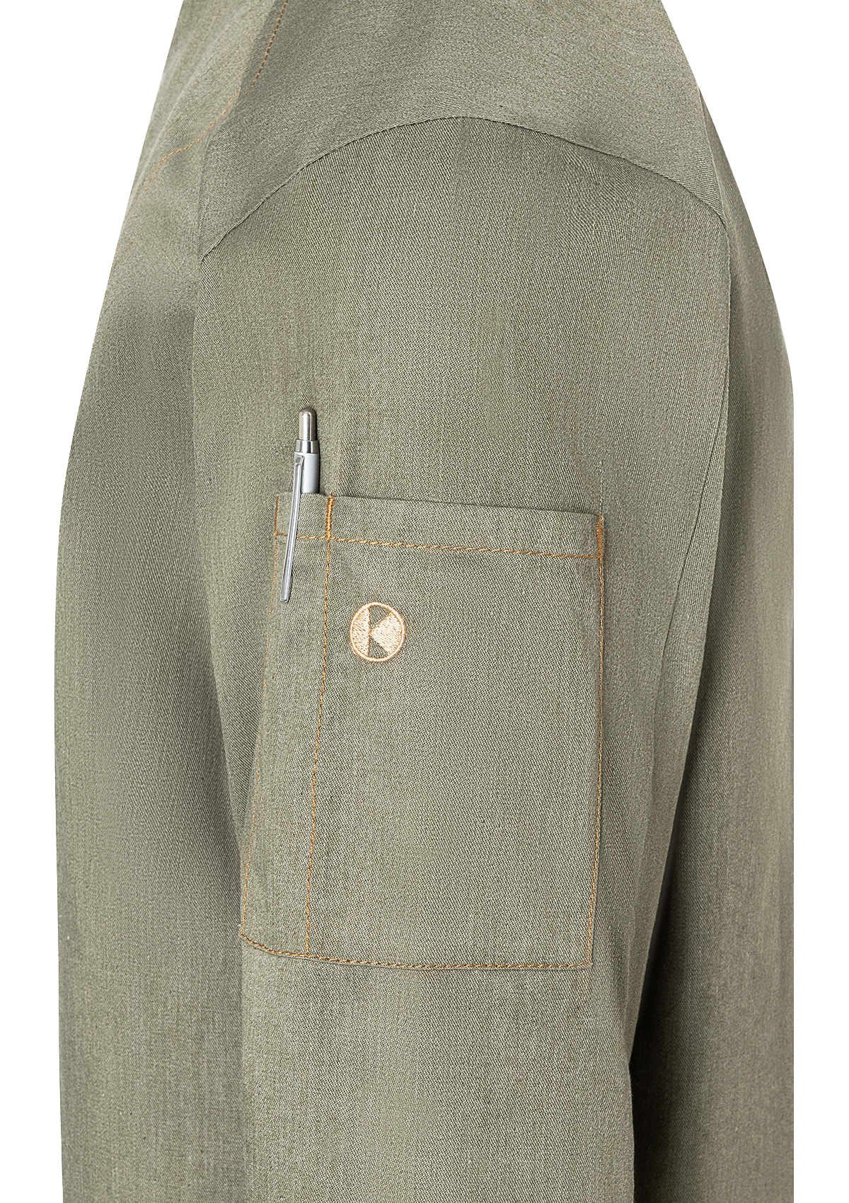 Giacca da Chef Uomo Jeans-Look Maniche Lunghe Vintage