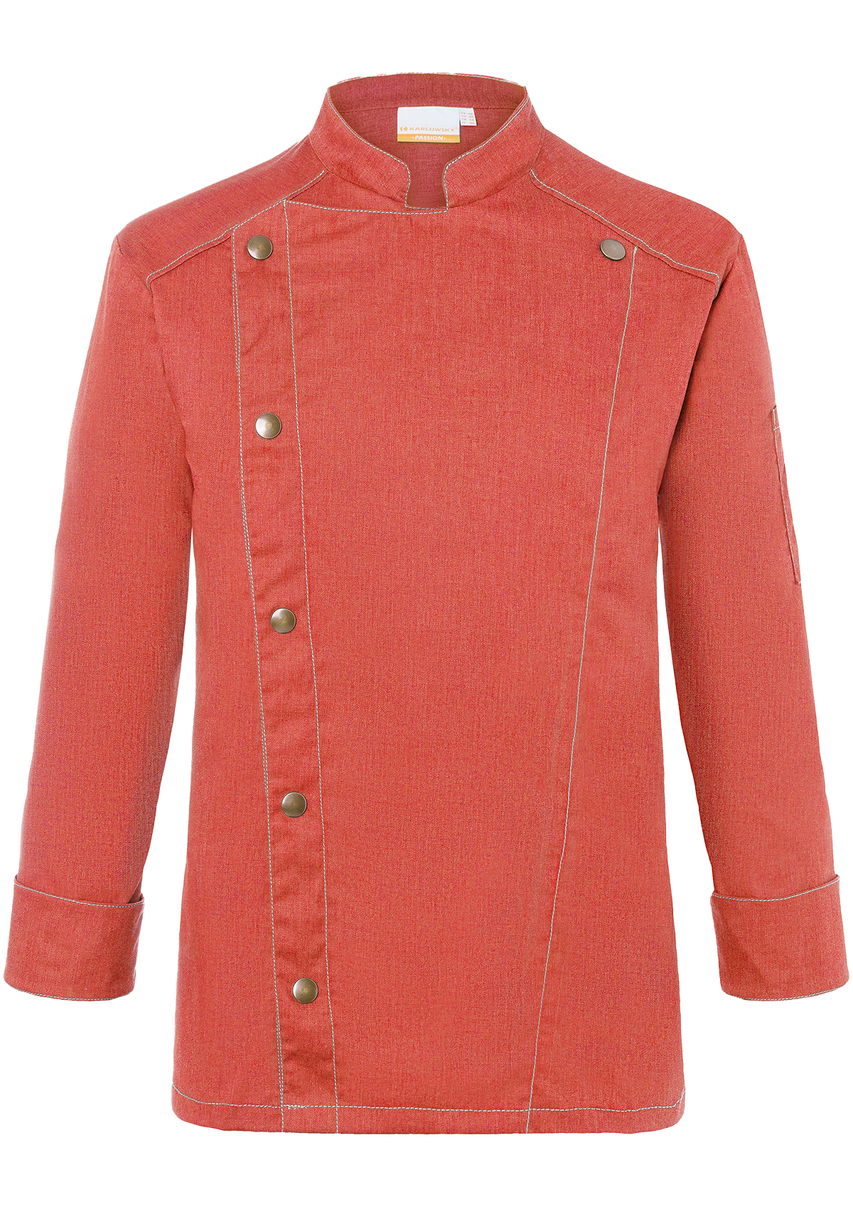 Giacca da Chef Uomo Jeans-Look Maniche Lunghe Vintage