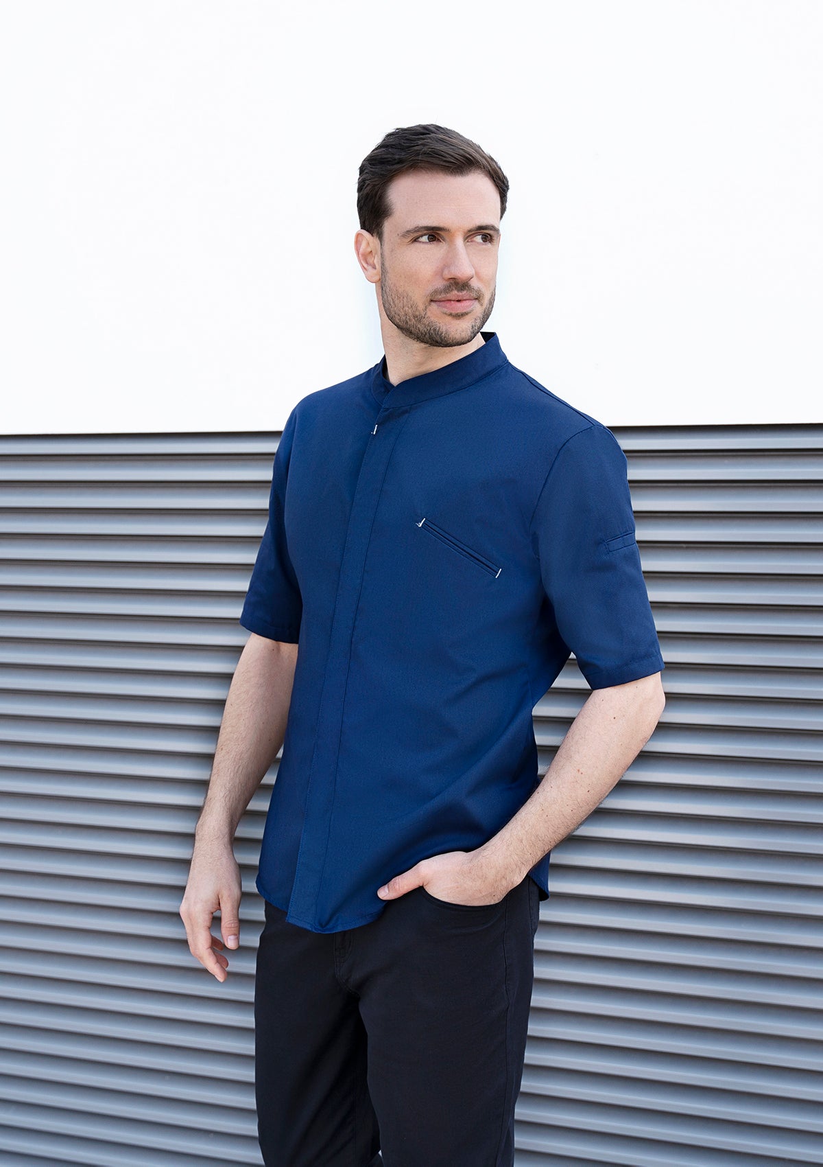 Camicia da Chef Uomo Maniche Corte Modern-Touch