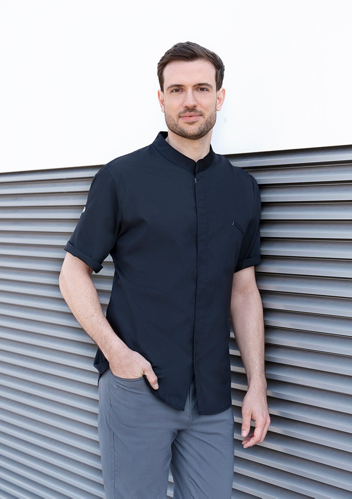 Camicia da Chef Uomo Maniche Corte Modern-Touch