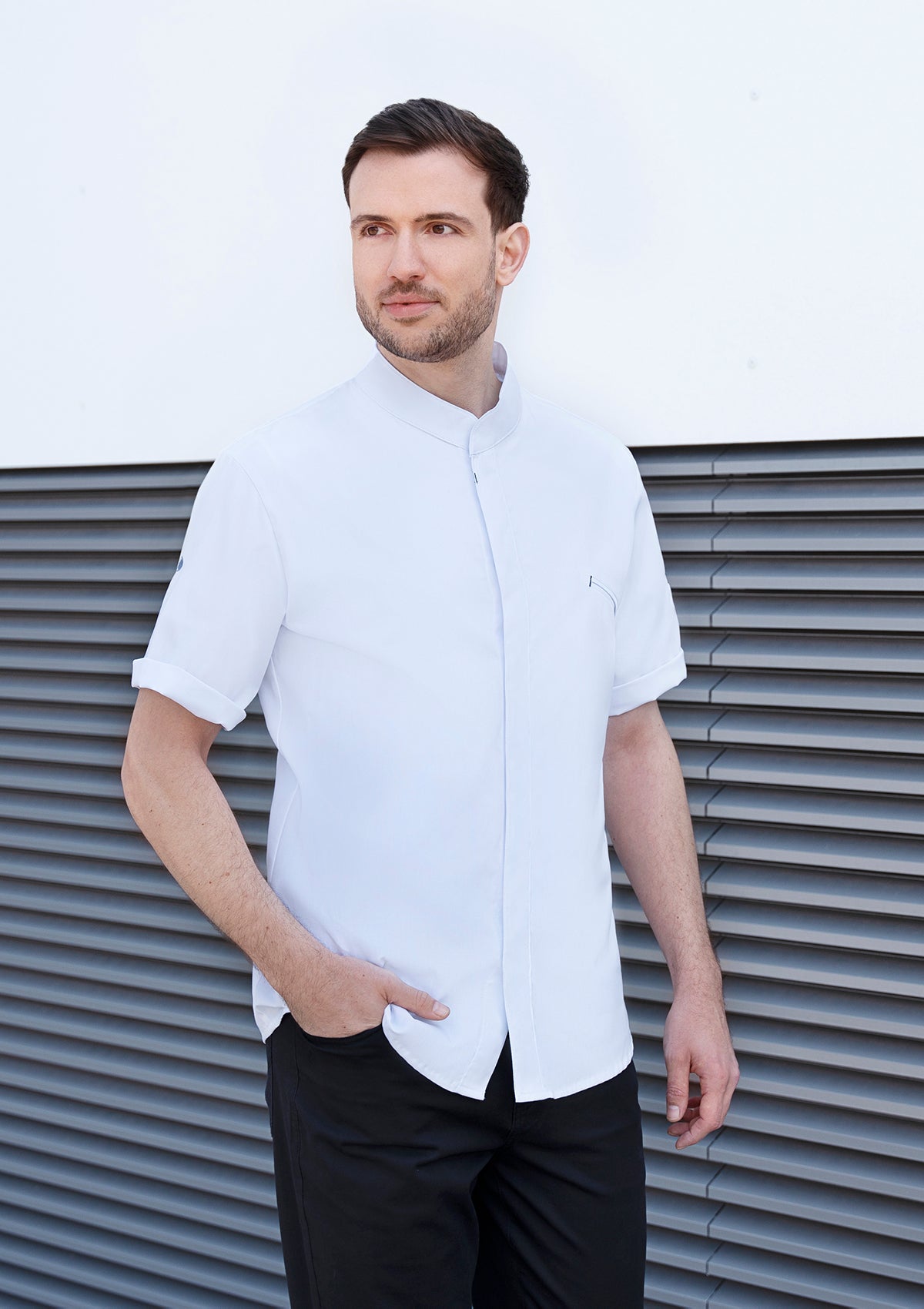 Camicia da Chef Uomo Maniche Corte Modern-Touch