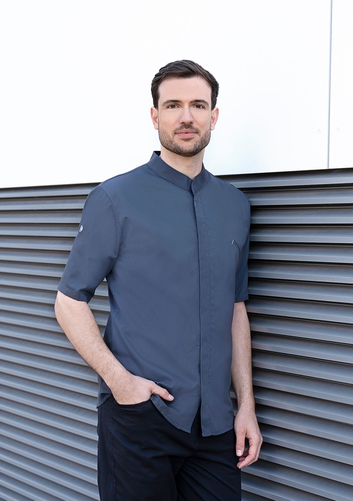 Camicia da Chef Uomo Maniche Corte Modern-Touch