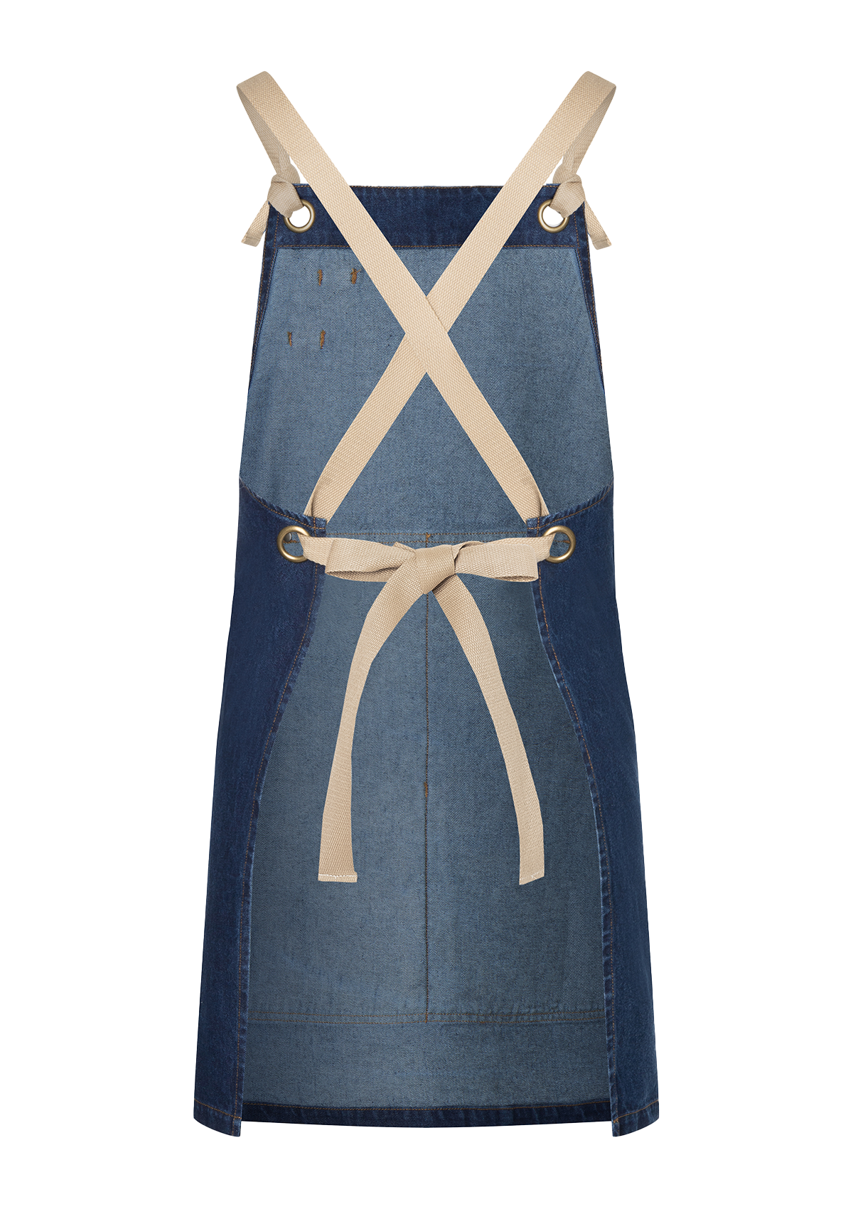 Grembiule a Pettorina in Denim Urban-Style Unisex
