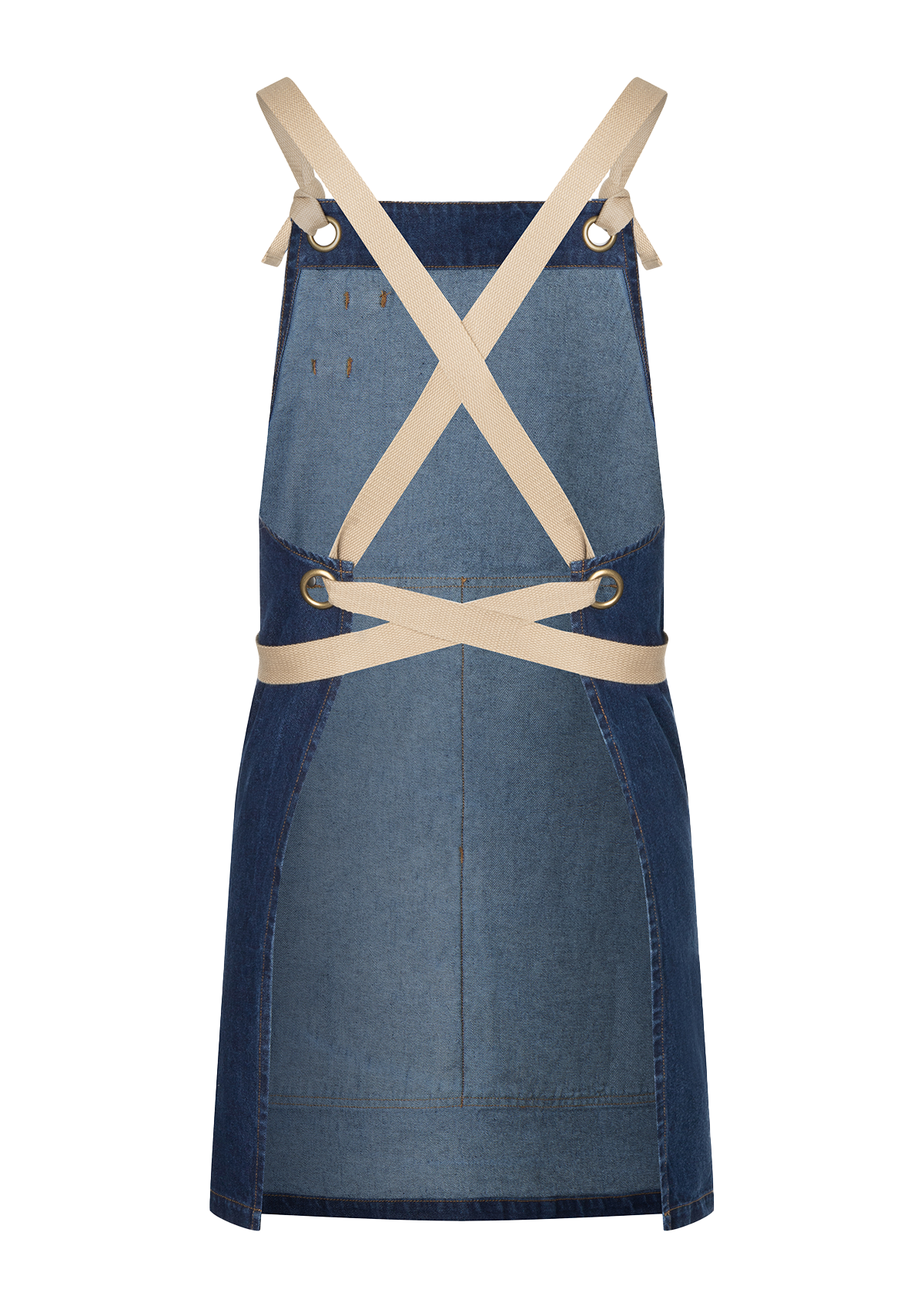 Grembiule a Pettorina in Denim Urban-Style Unisex