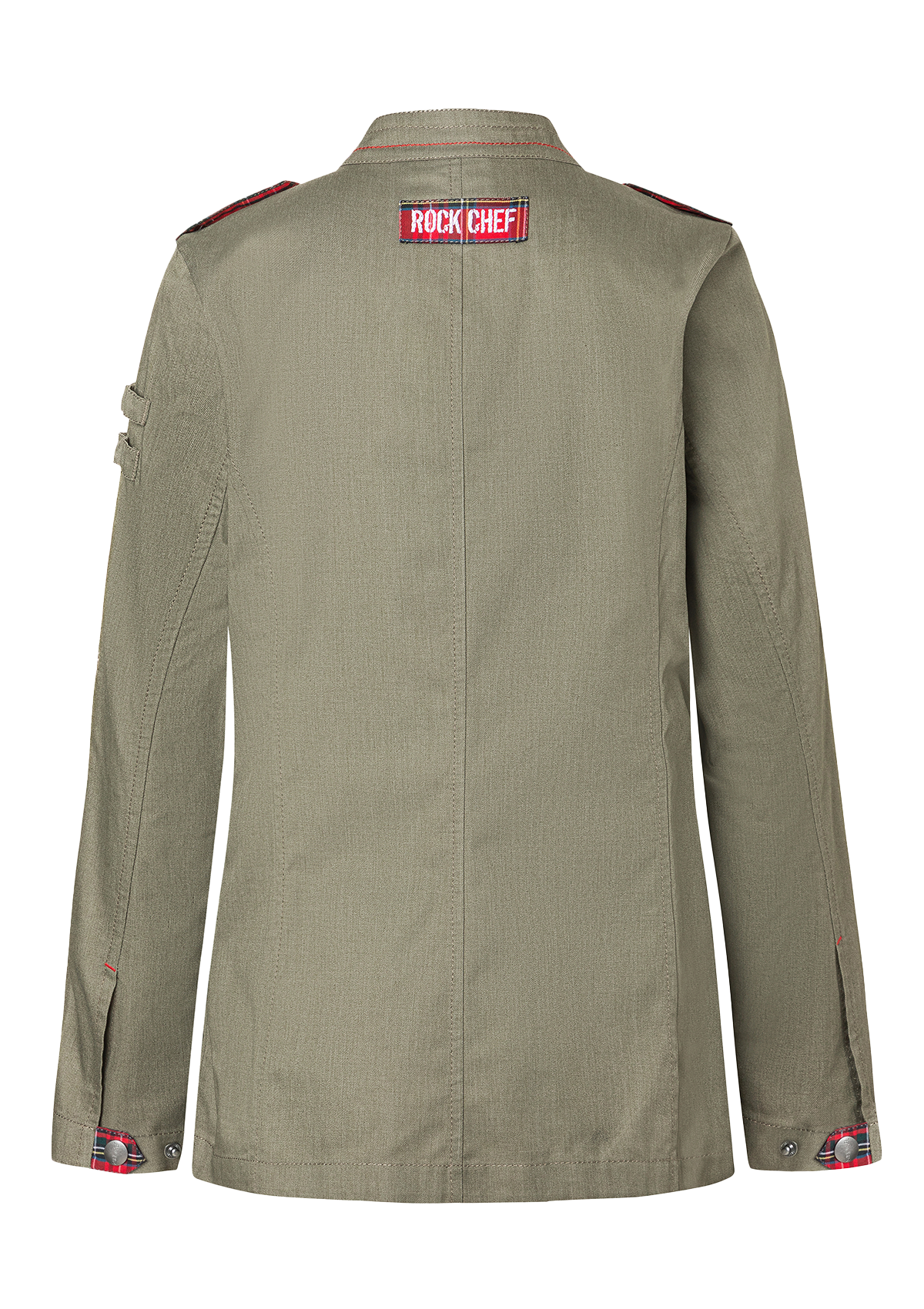 Long-sleeved Ladies' Chef Jacket Denim-Style ROCK CHEF®-Stage2